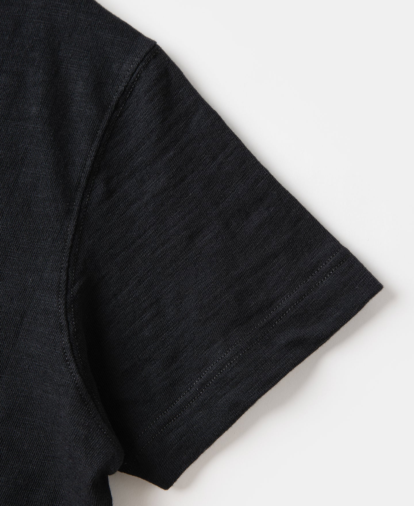 10.5 oz Cotton Tubular Gusset T-Shirt - Black - Image 12