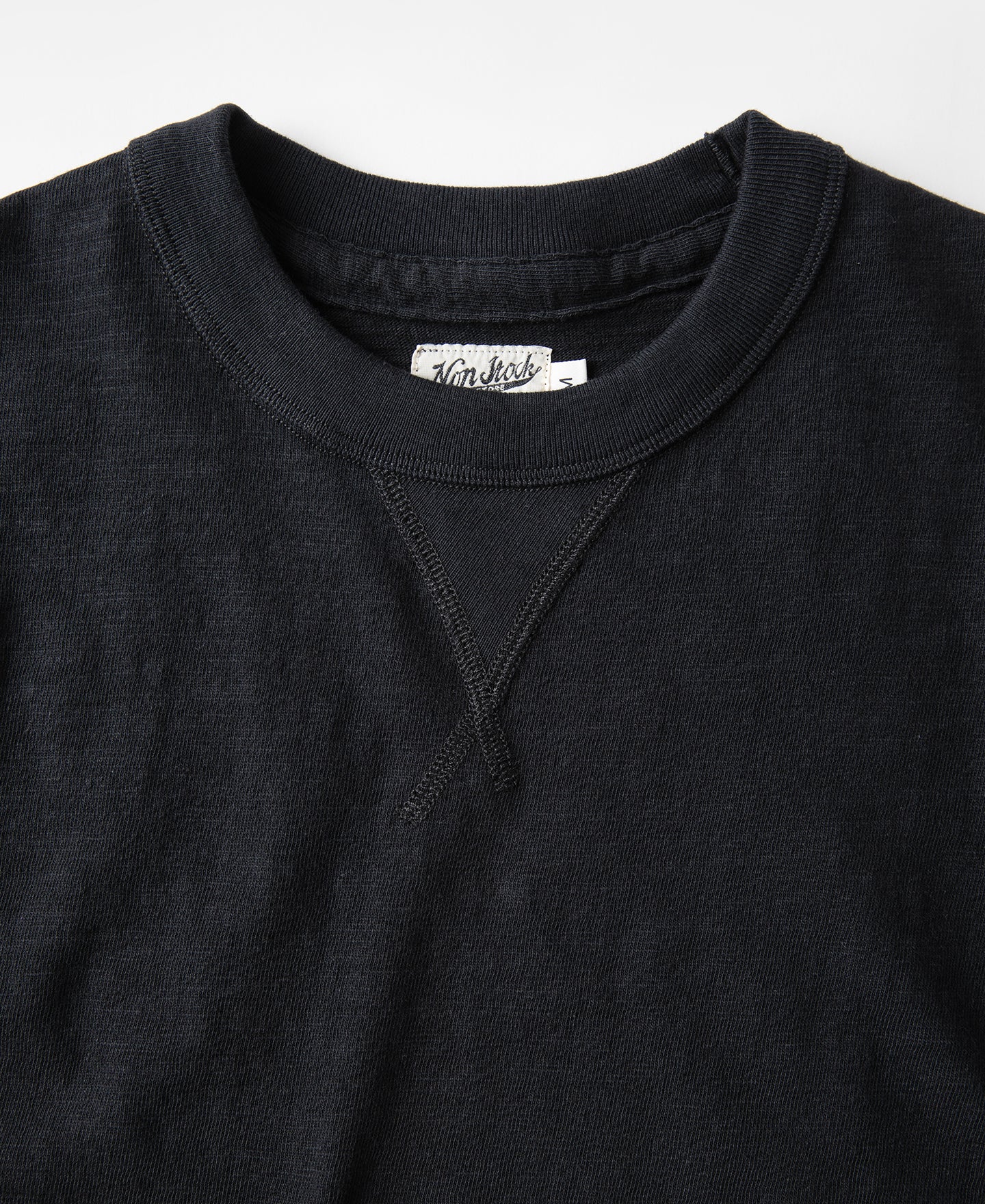 10.5 oz Cotton Tubular Gusset T-Shirt - Black - Image 7