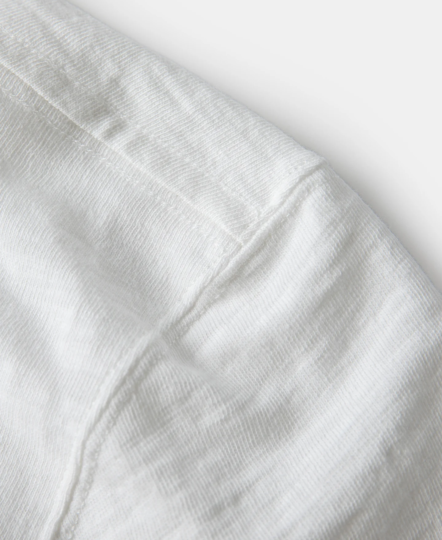 10.5 oz Cotton Tubular Gusset T-Shirt - White - Image 11