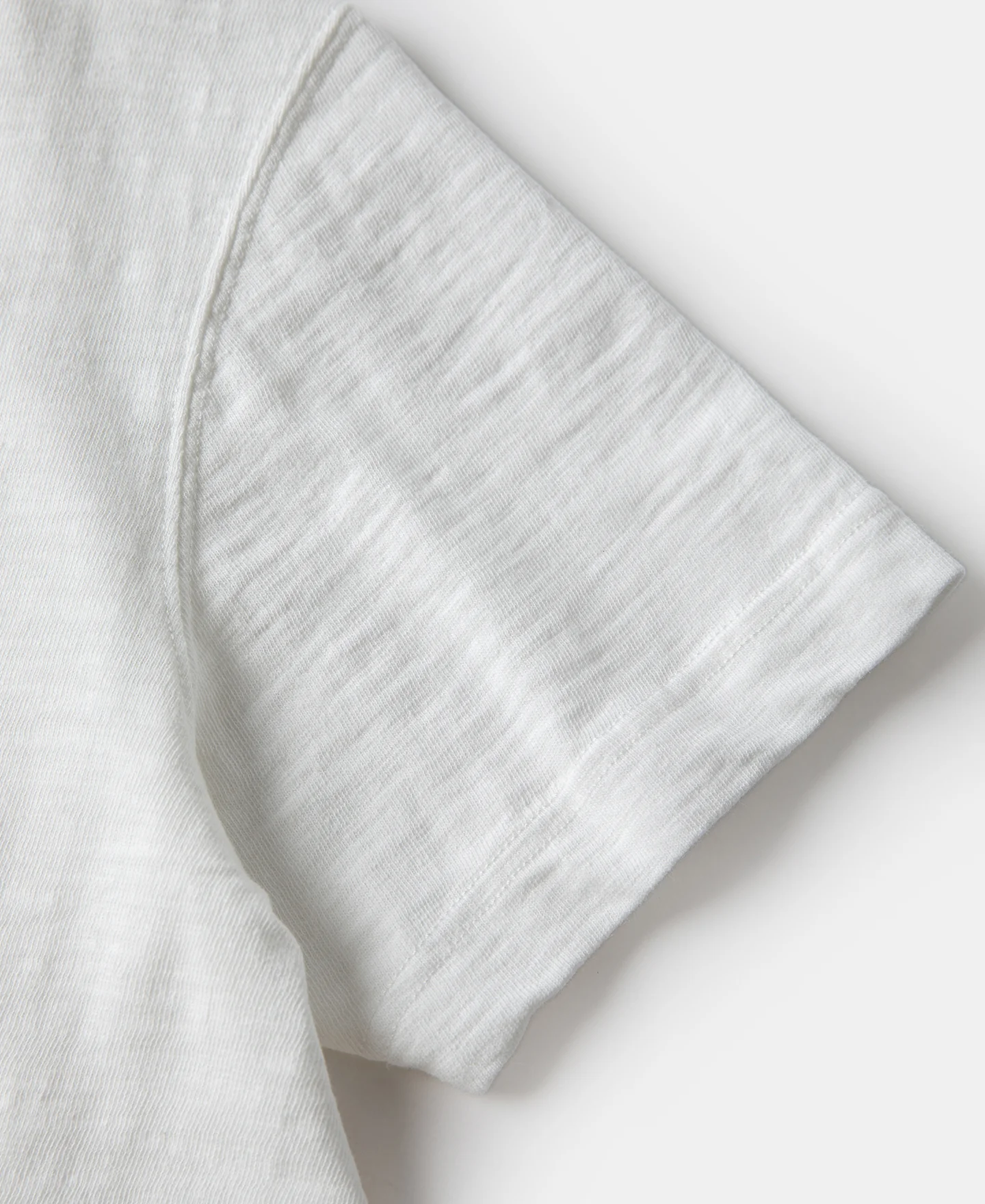 10.5 oz Cotton Tubular Gusset T-Shirt - White - Image 12