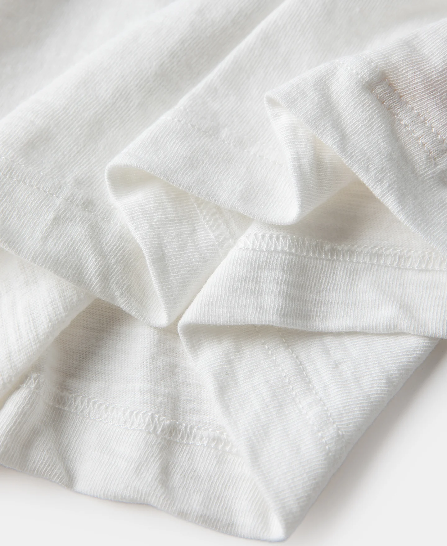 10.5 oz Cotton Tubular Gusset T-Shirt - White - Image 14