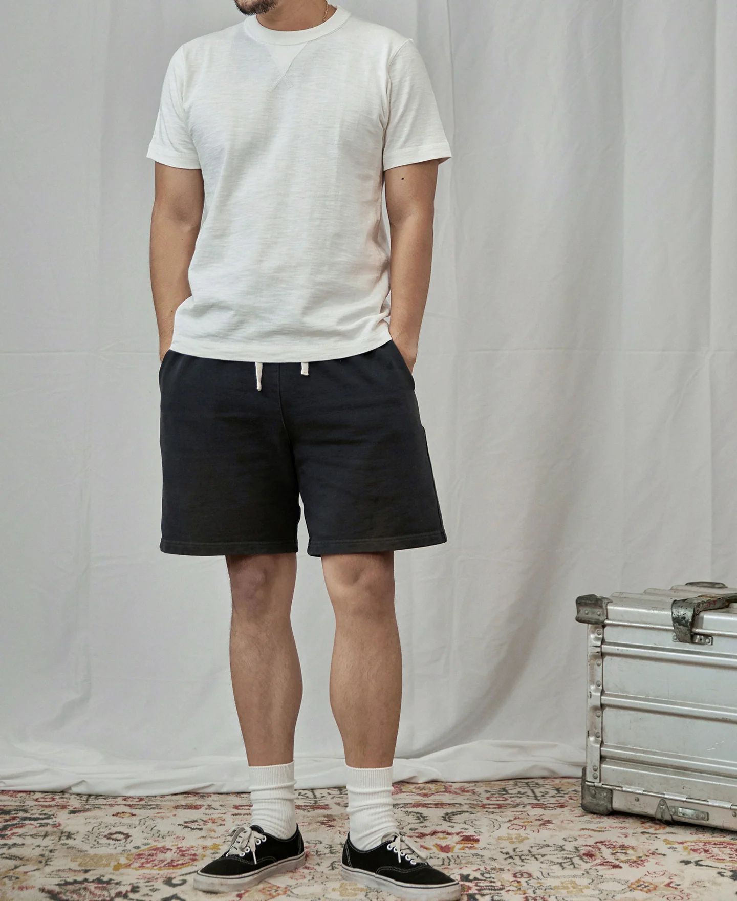 10.5 oz Cotton Tubular Gusset T-Shirt - White - Image 6