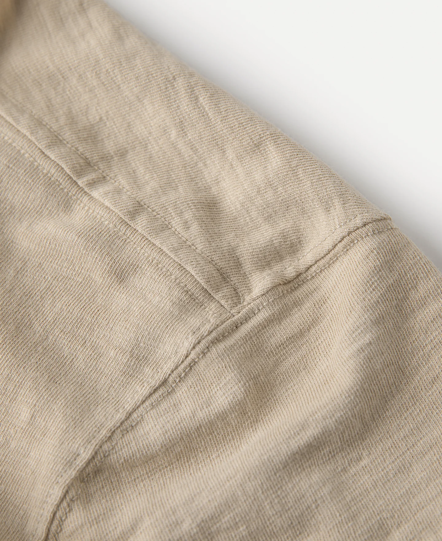 10.5 oz Cotton Tubular Gusset T-Shirt - Sand - Image 9