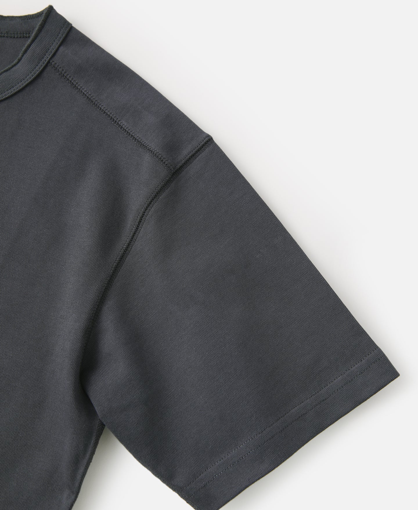 10.6 oz Cotton Short Sleeve Henley T-Shirt - Dark Gray - Image 8
