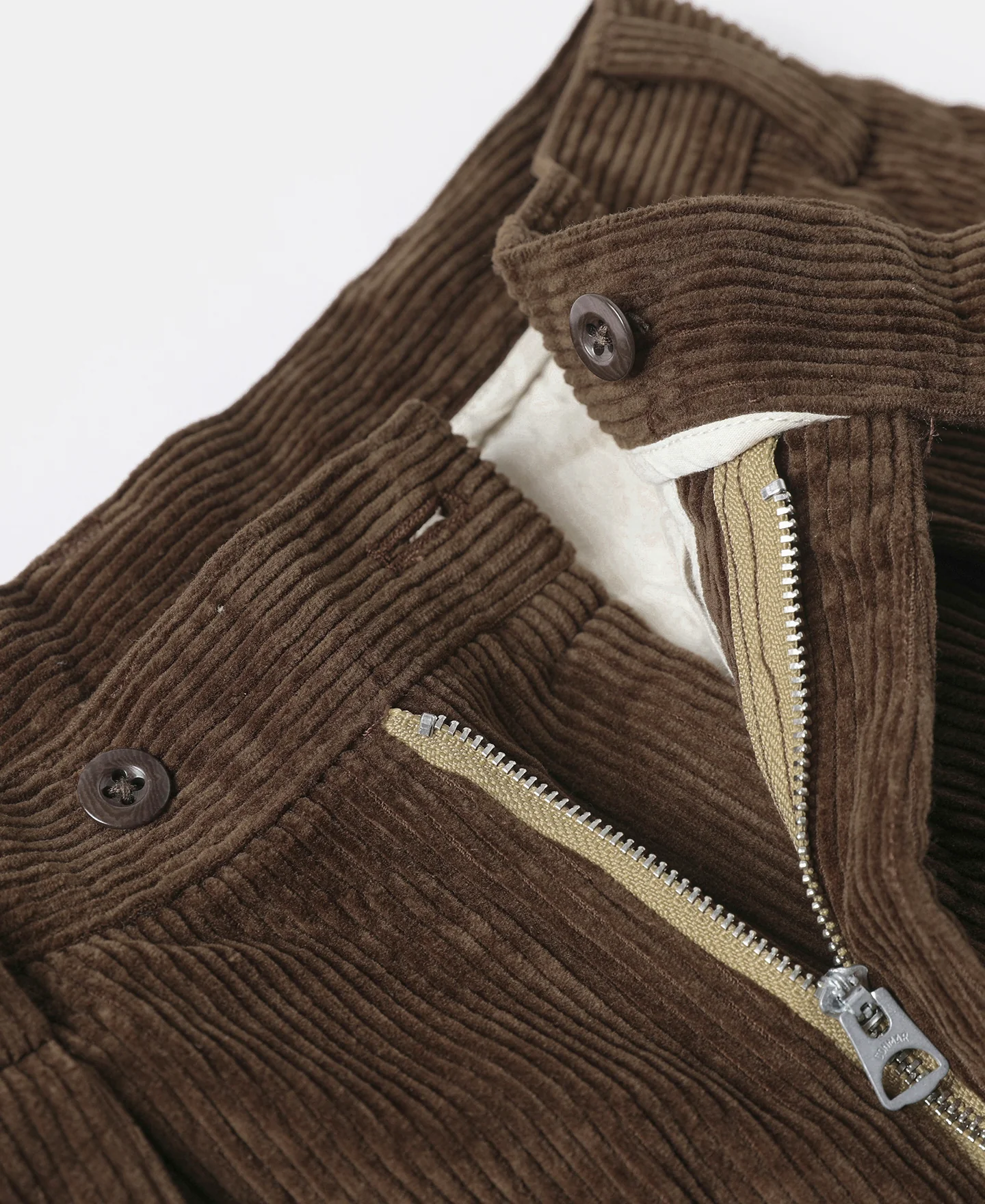 12.5 oz 8 Wale Corduroy Trousers - Brown - Image 13
