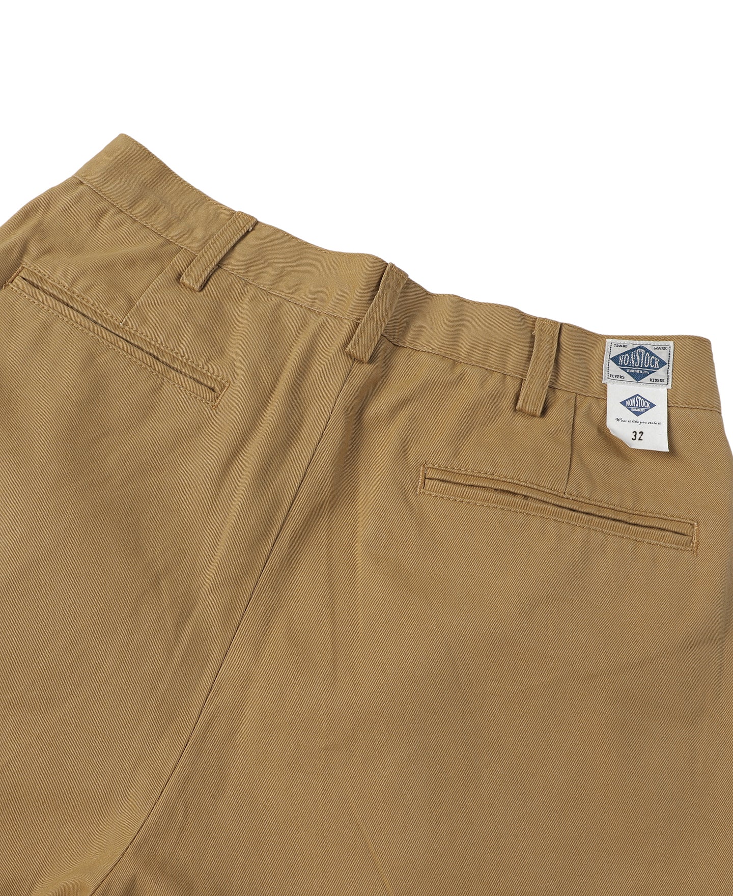 1930s IVY Style Double Pleated Chino Trousers - Yellow - Image 12