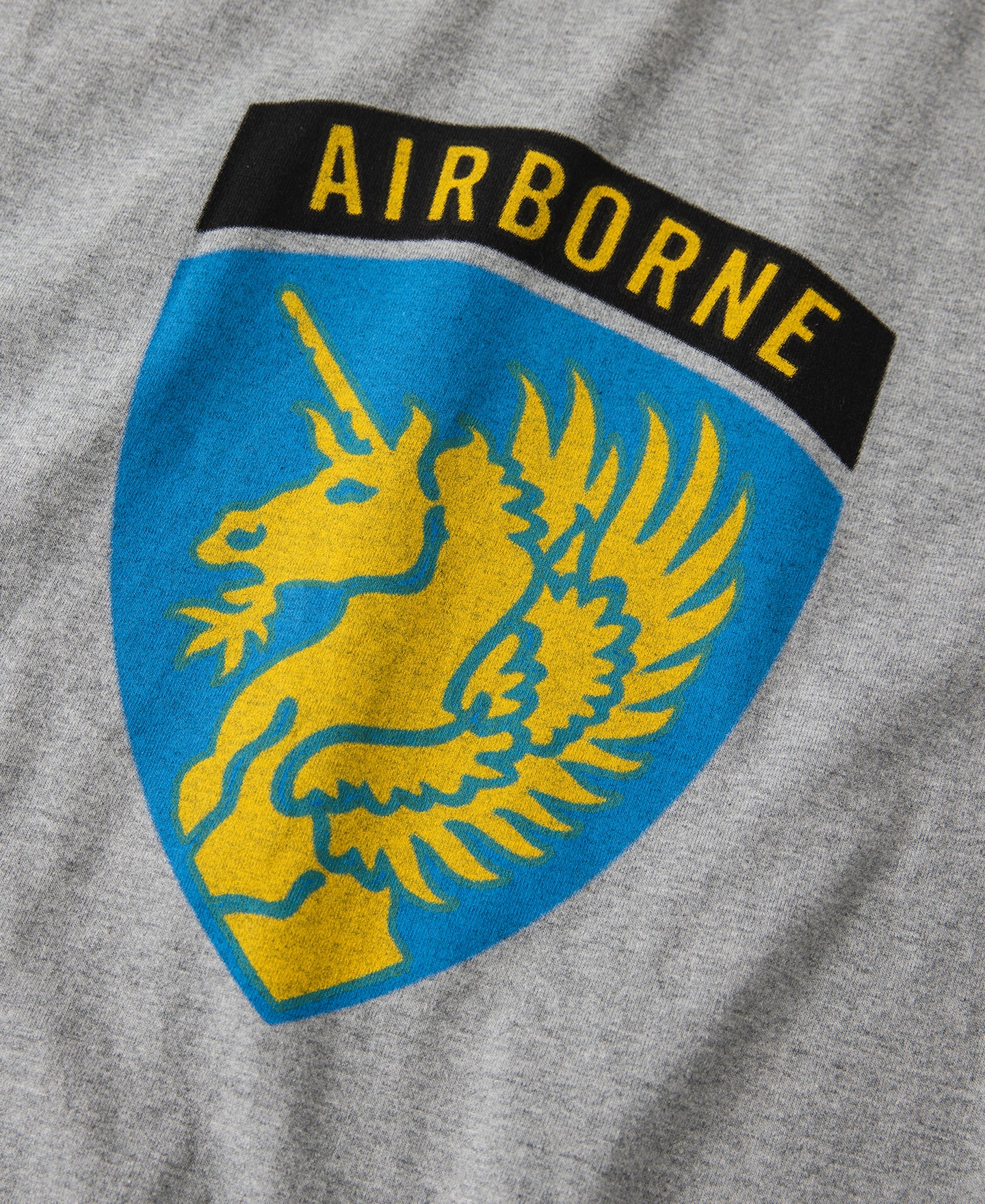 1943 WWII US Airborne Lucky 13 T-Shirt - Gray - Image 7