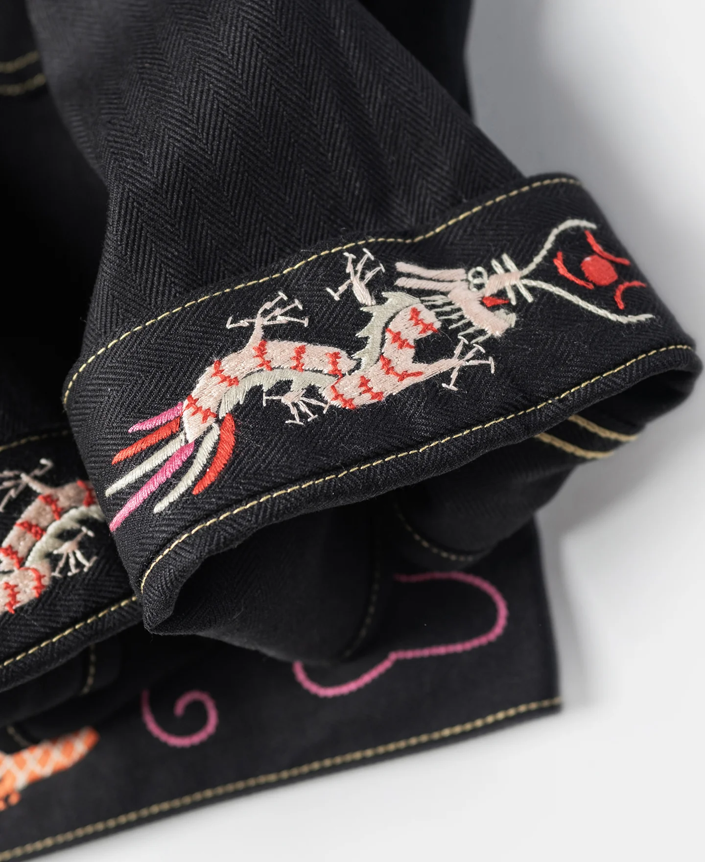 1946 China Dragon Embroidery Souvenir Tour Jacket - Image 15