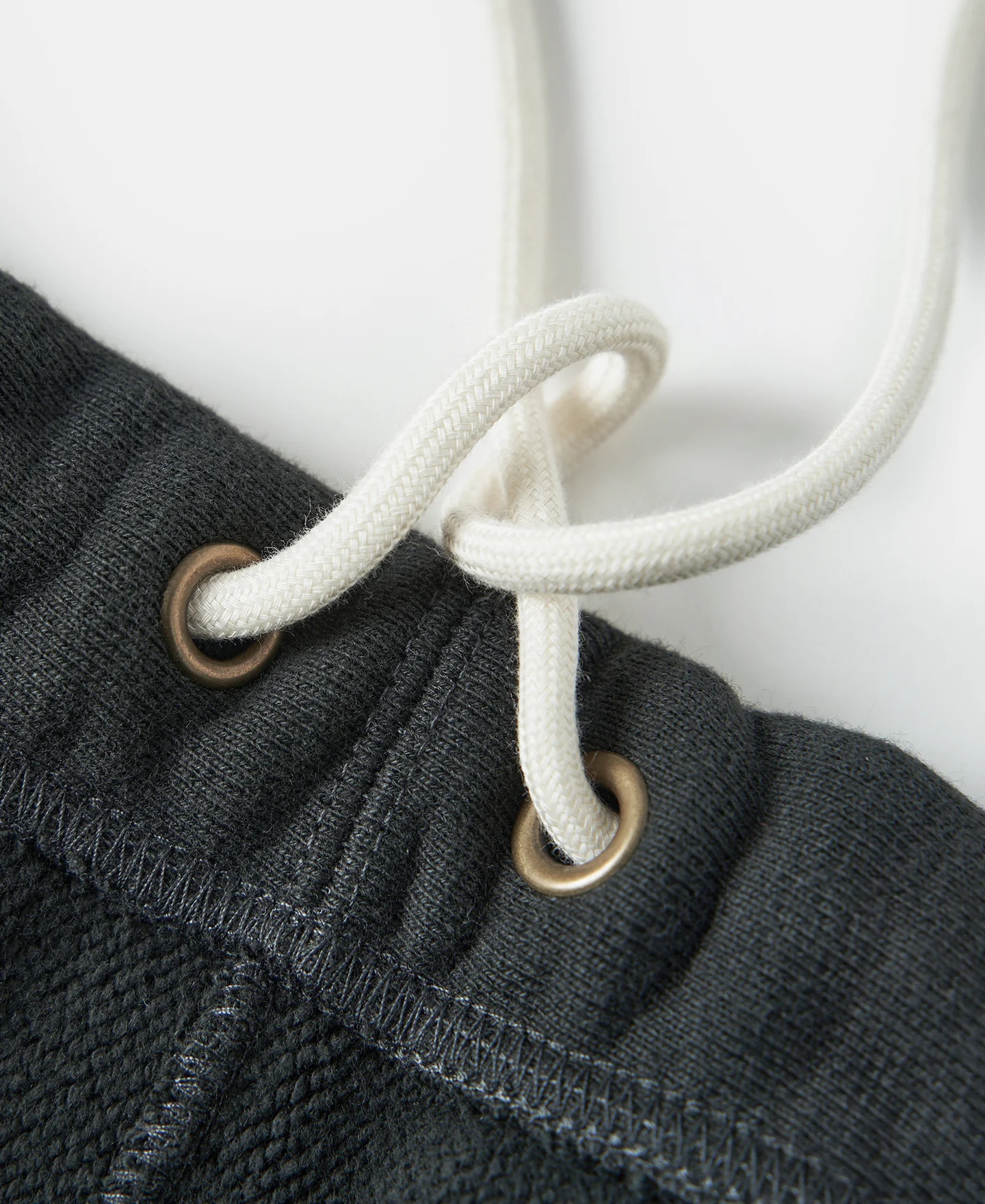 1950s 20.5 oz Terry Cloth Reverse Weave Sweatpants - Black - Image 8