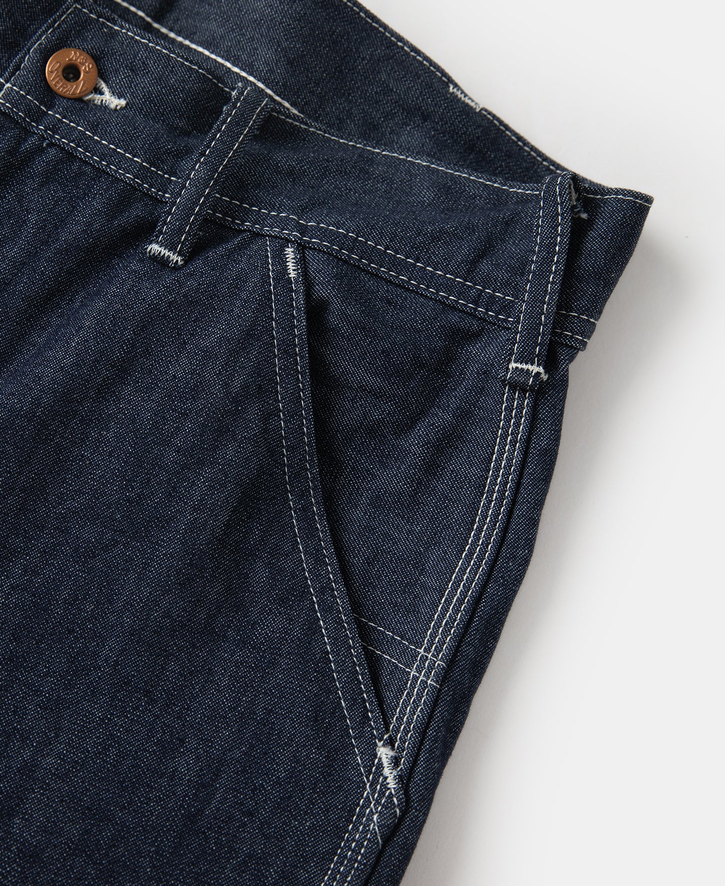 1950s Indigo Denim Painter Pants - Image 11
