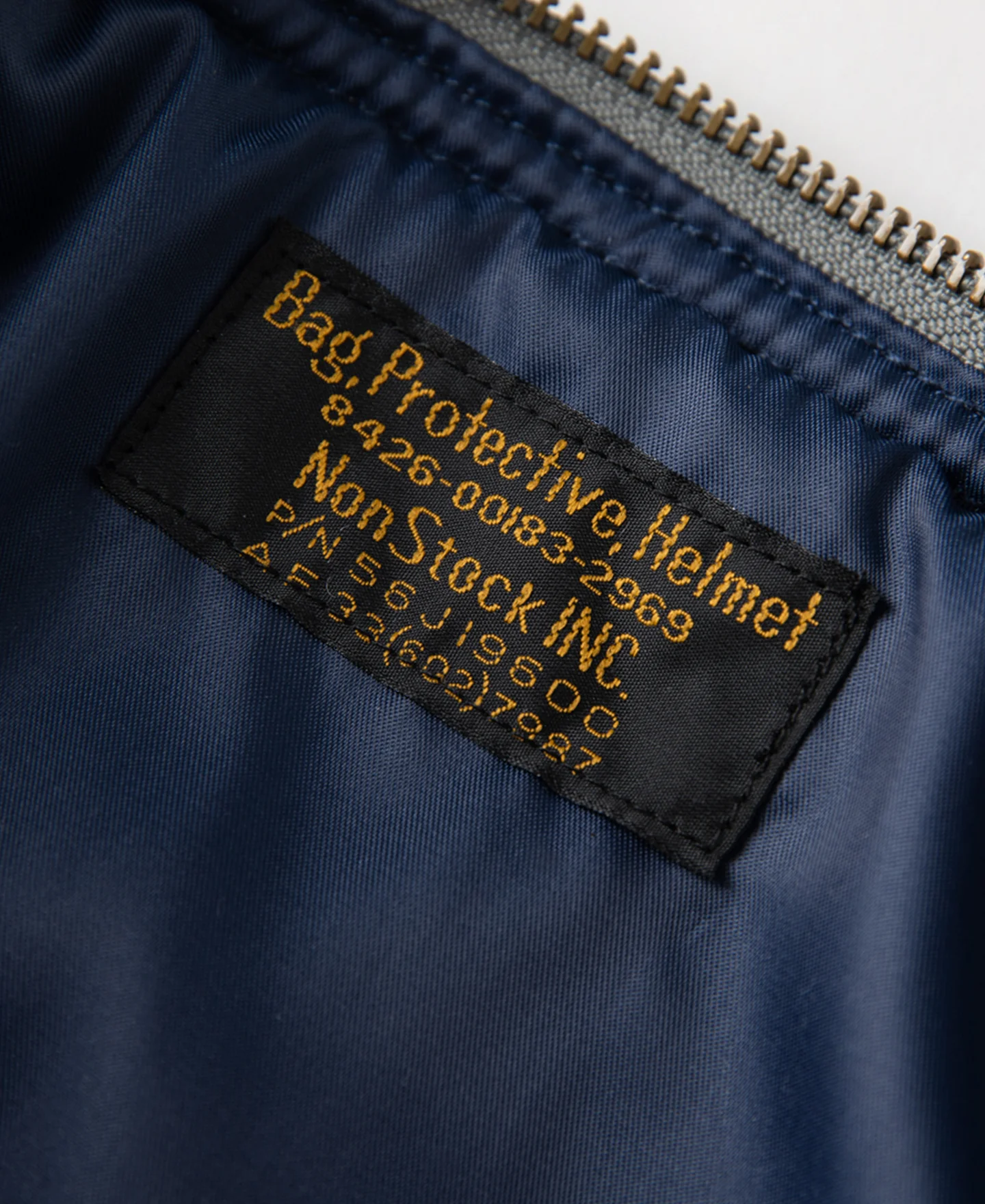 1950s USAF Helmet Bag - Navy - Image 7