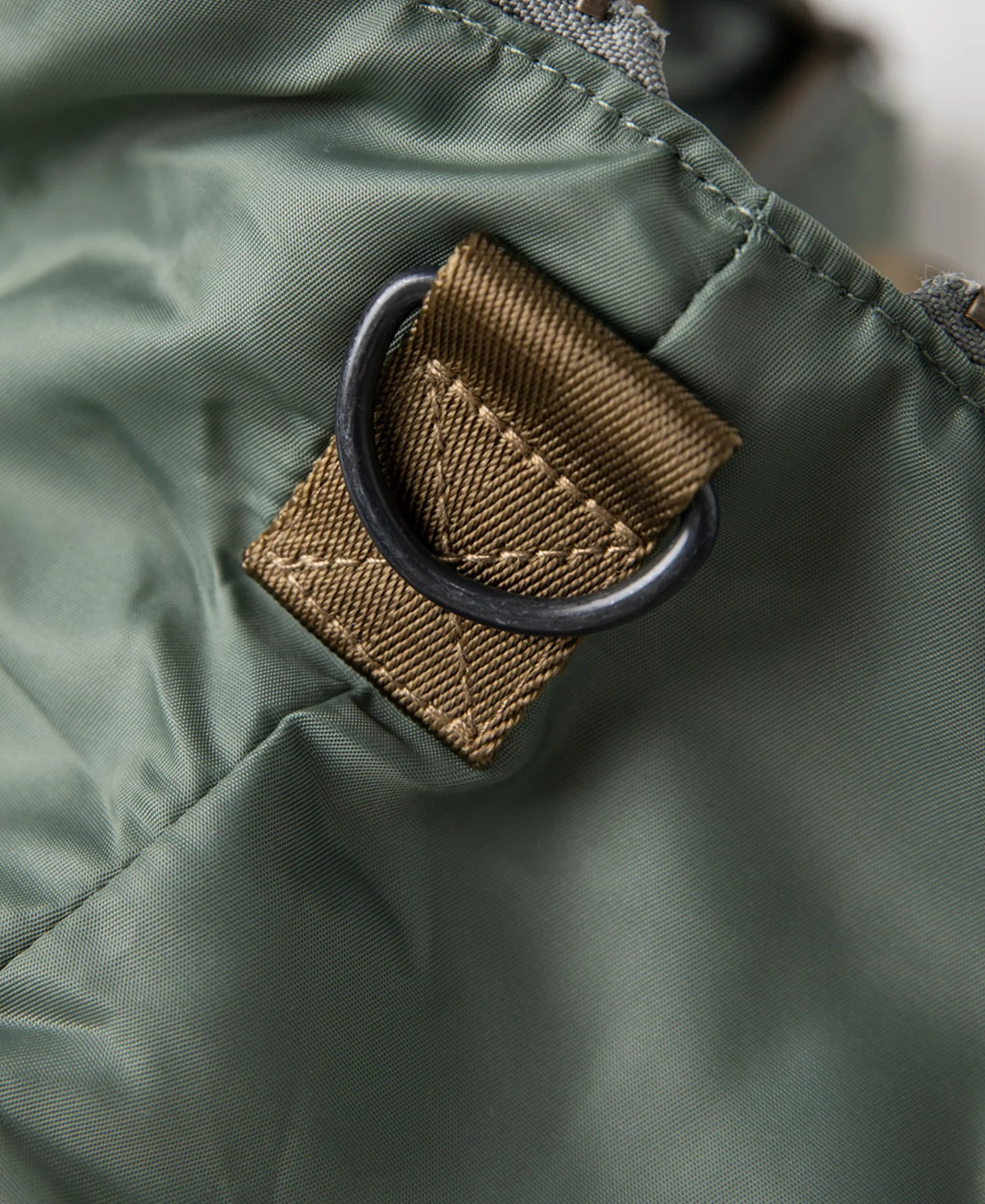 1950s USAF Helmet Bag - Sage Green - Image 6