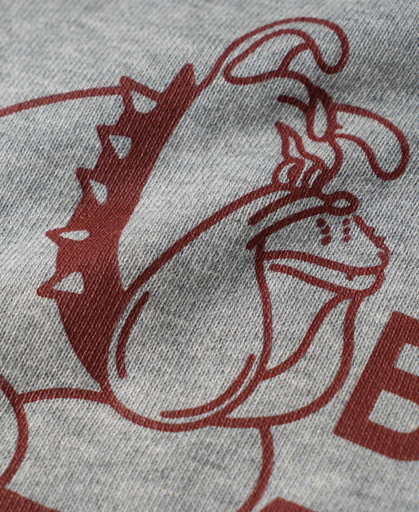 1980s Marine Bulldog Raglan Sweatshirt - Gray - Image 10