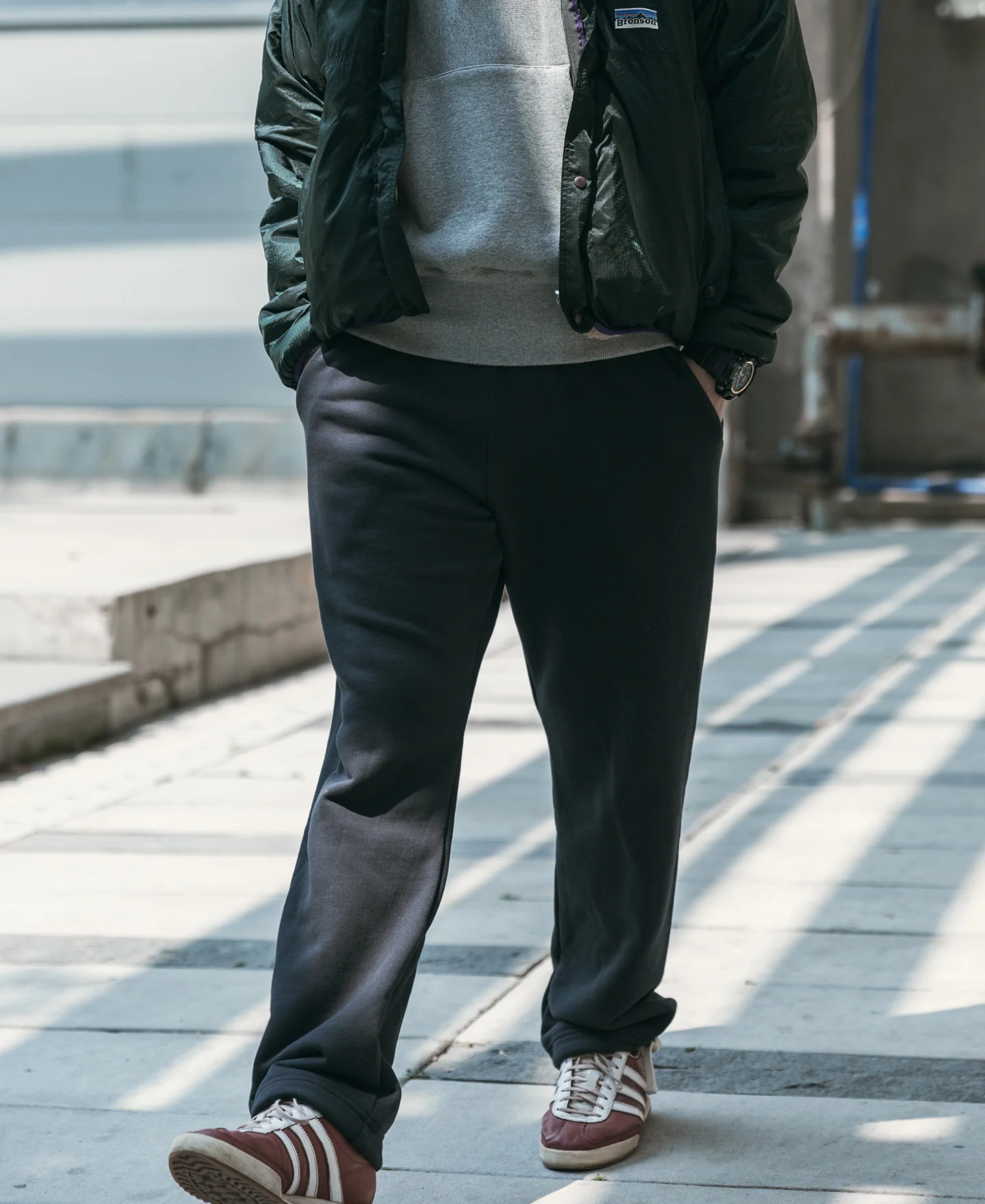 17.6 oz Heavyweight Terry Sweatpants - Black - Image 5