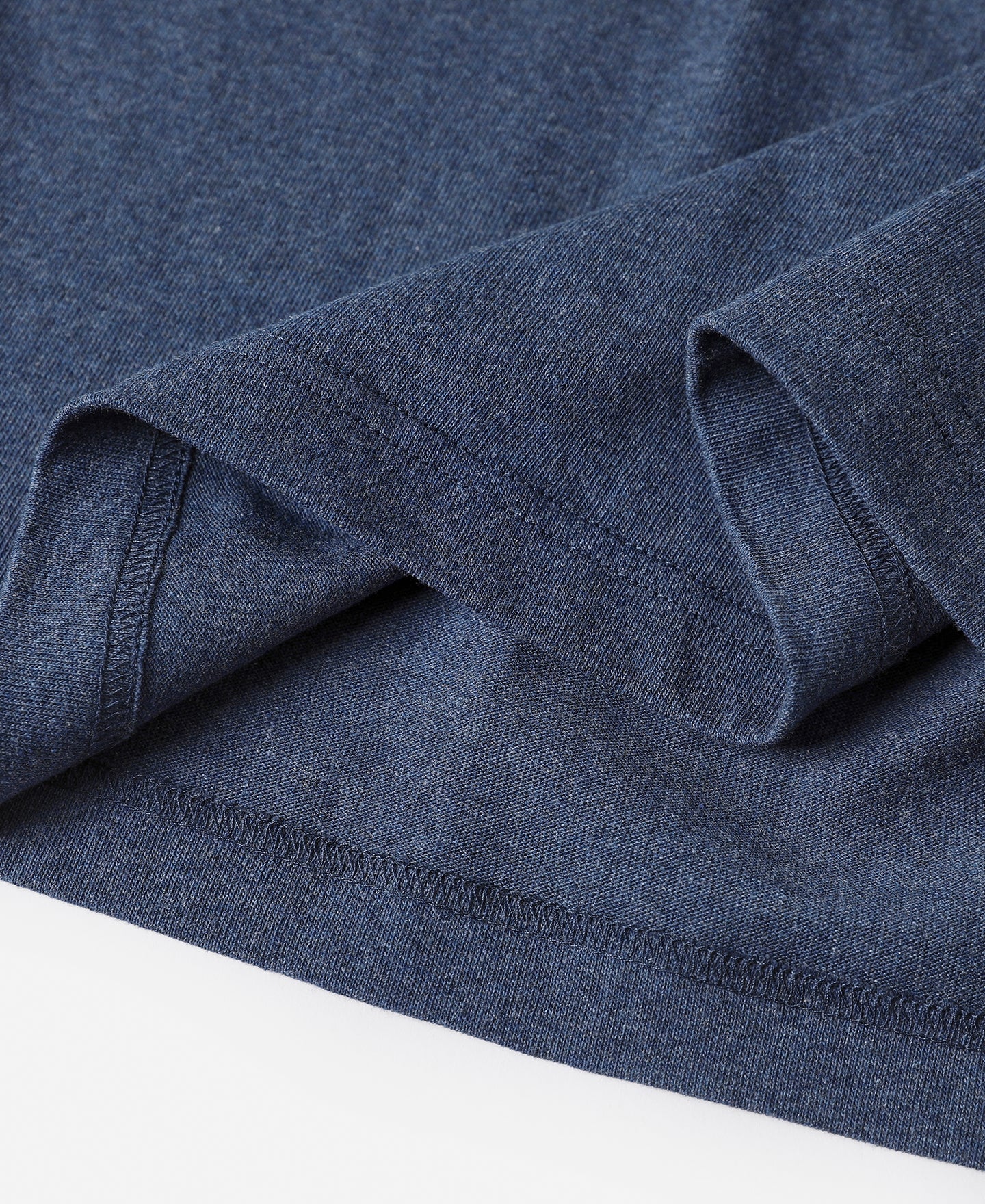 9 oz Cotton Tubular T-Shirt - Denim Blue - Image 8