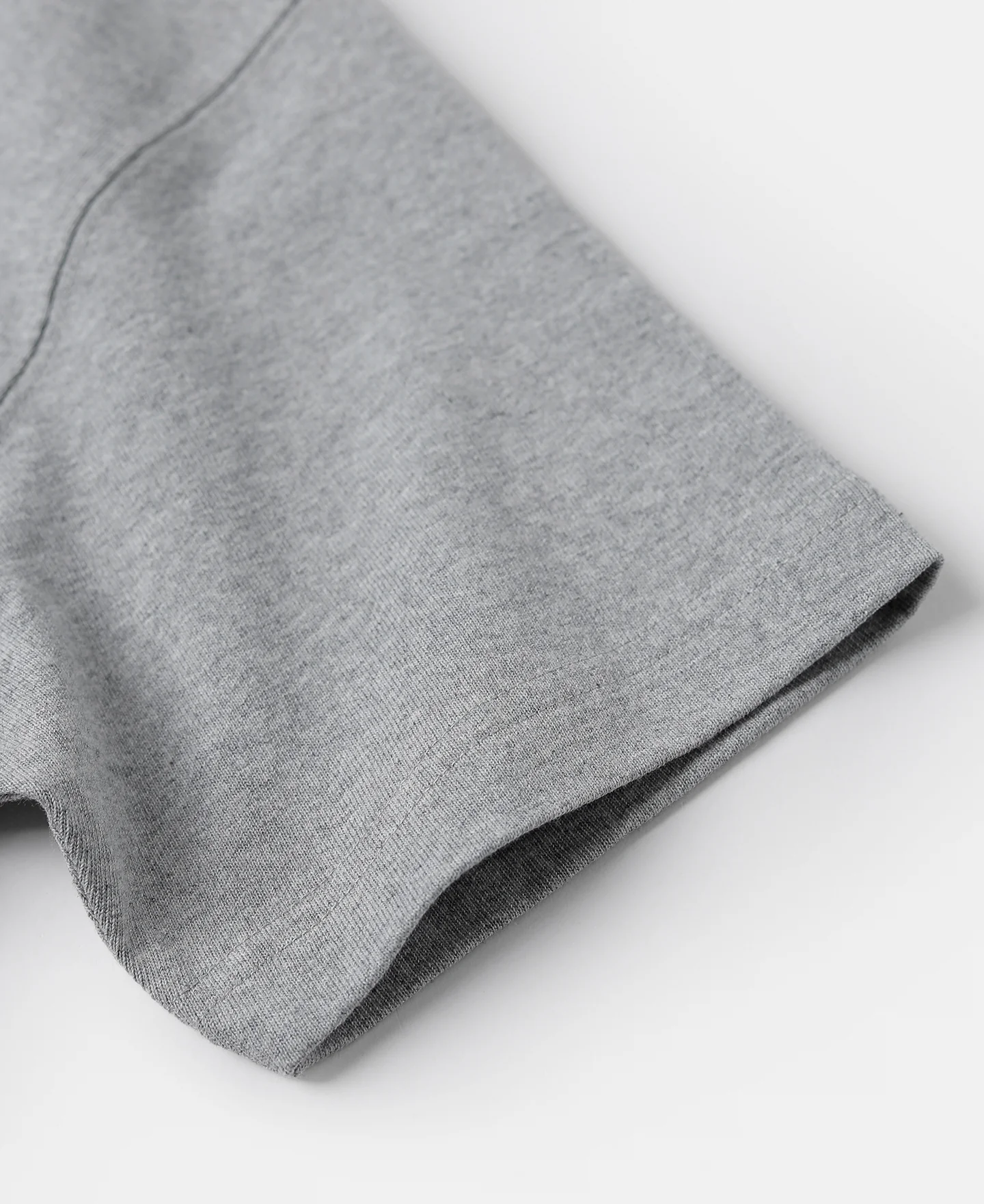 9 oz Cotton Tubular T-Shirt - Gray - Image 7