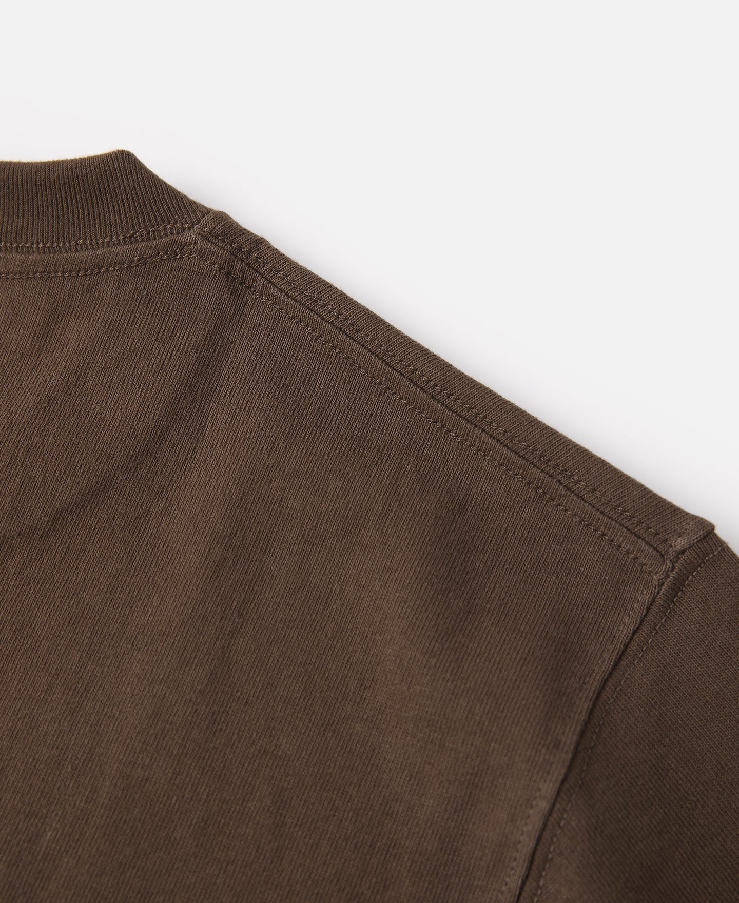 9 oz Cotton Tubular T-Shirt - Coffee - Image 7