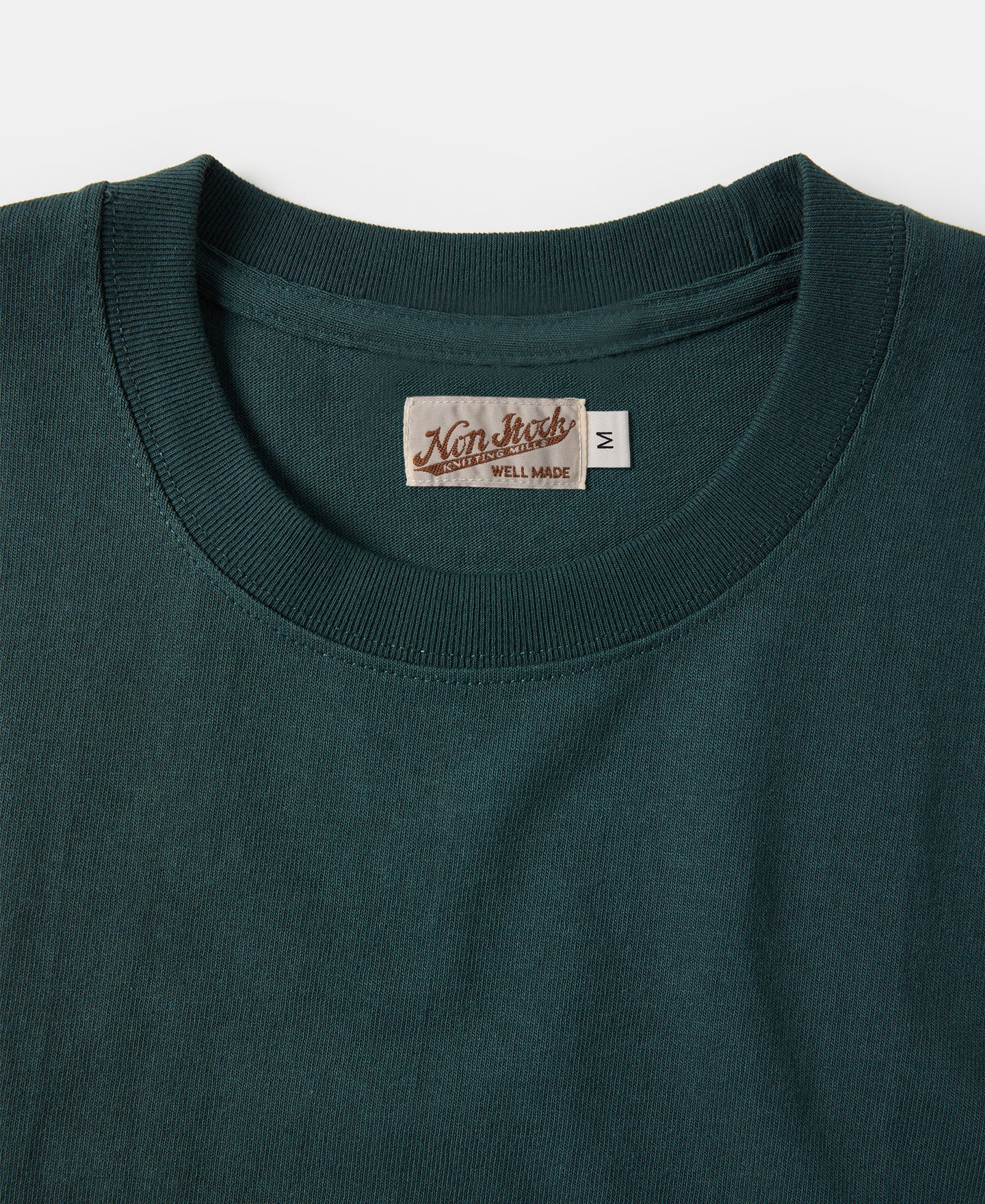 9 oz Cotton Tubular T-Shirt - Dark Green - Image 6