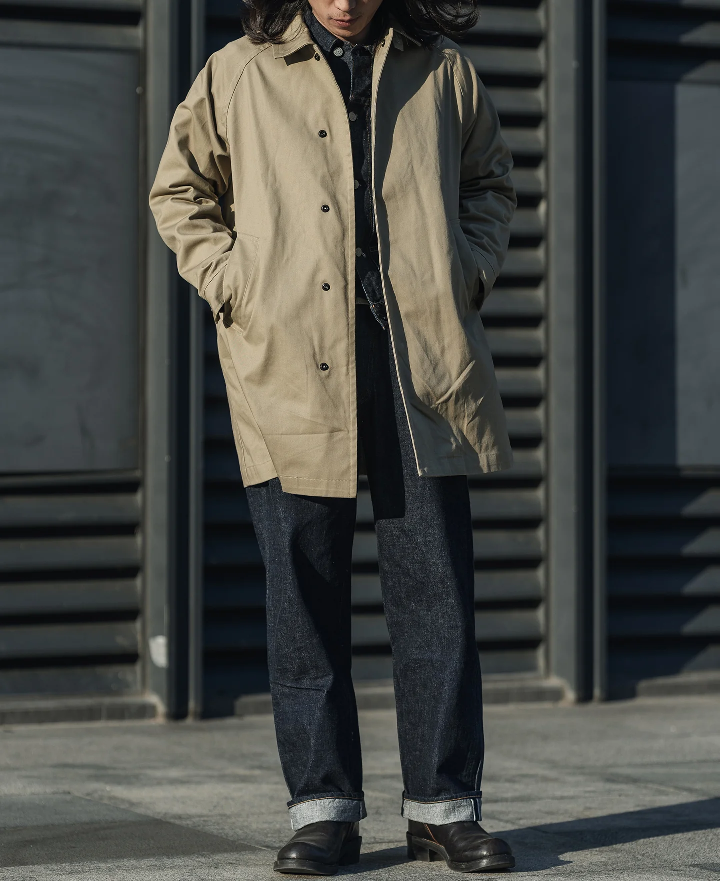 All Weather Trench Coat - Khaki - Image 3