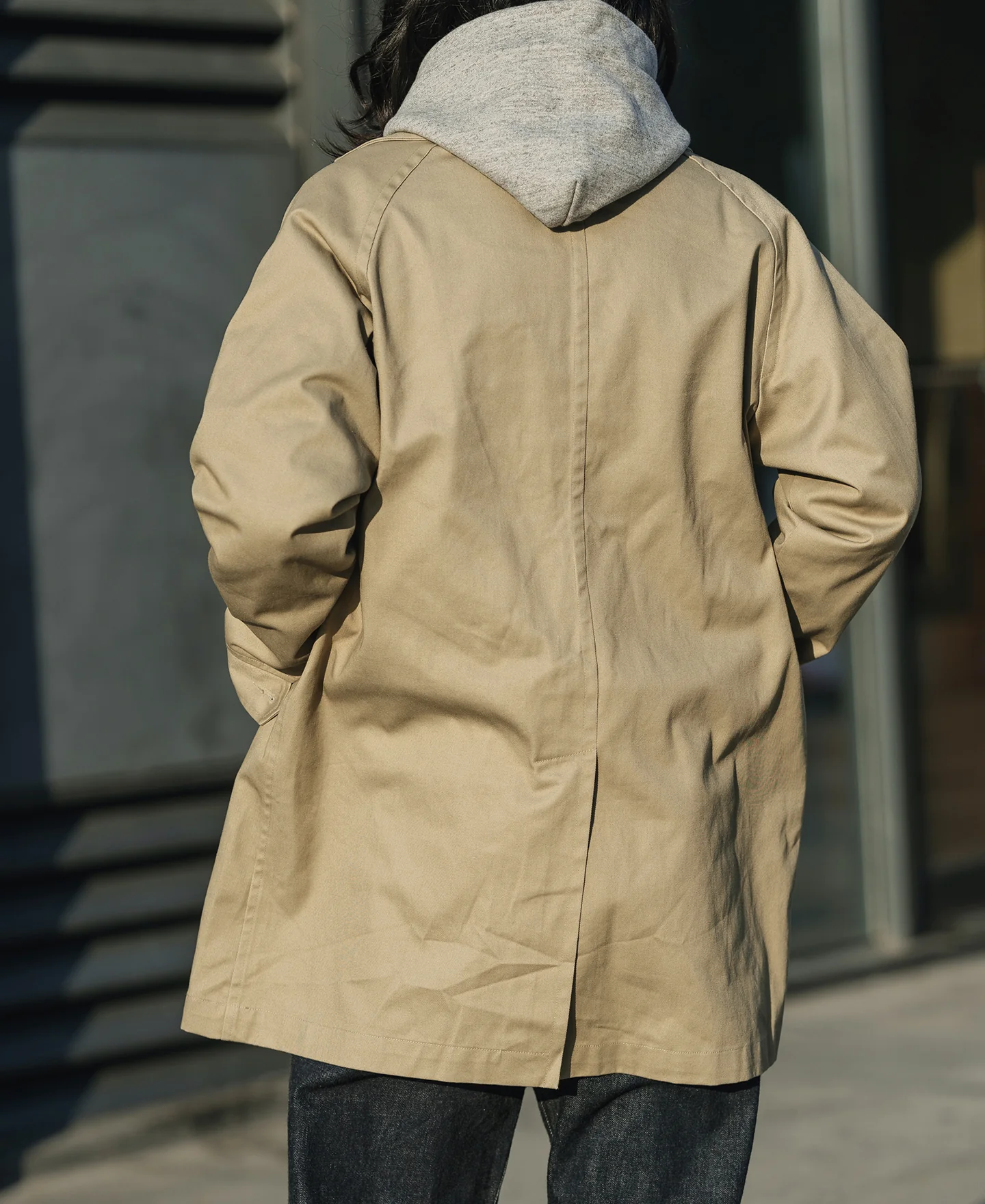 All Weather Trench Coat - Khaki - Image 5
