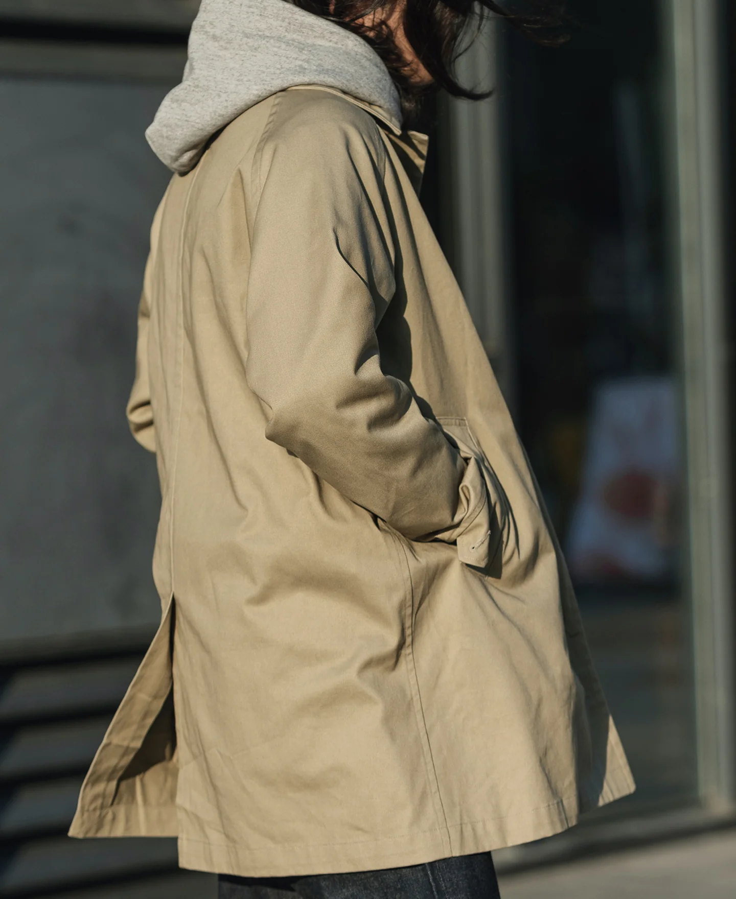 All Weather Trench Coat - Khaki - Image 6