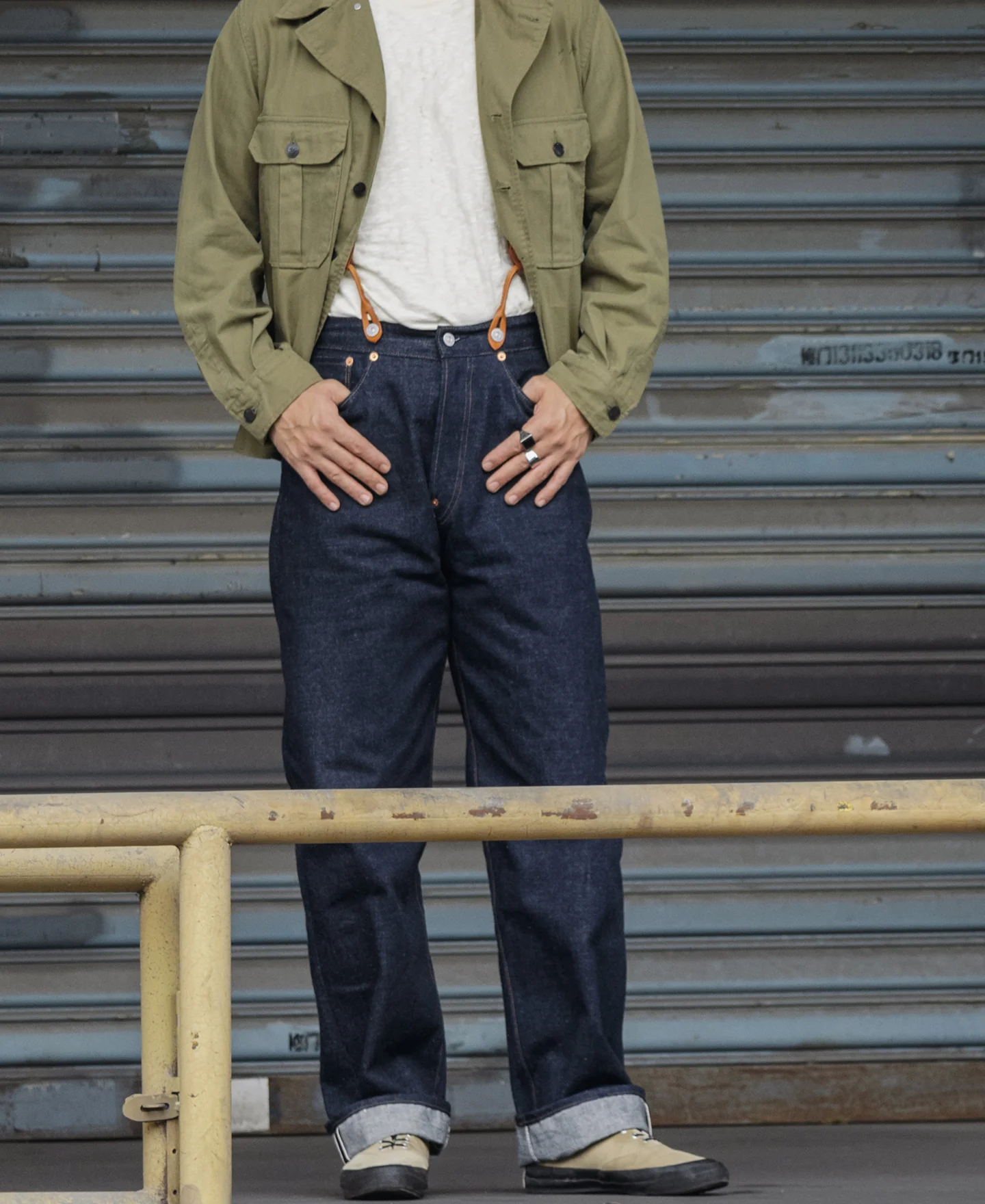 Lot 910 1910s 12.5 oz Selvedge Denim Jeans - Image 3