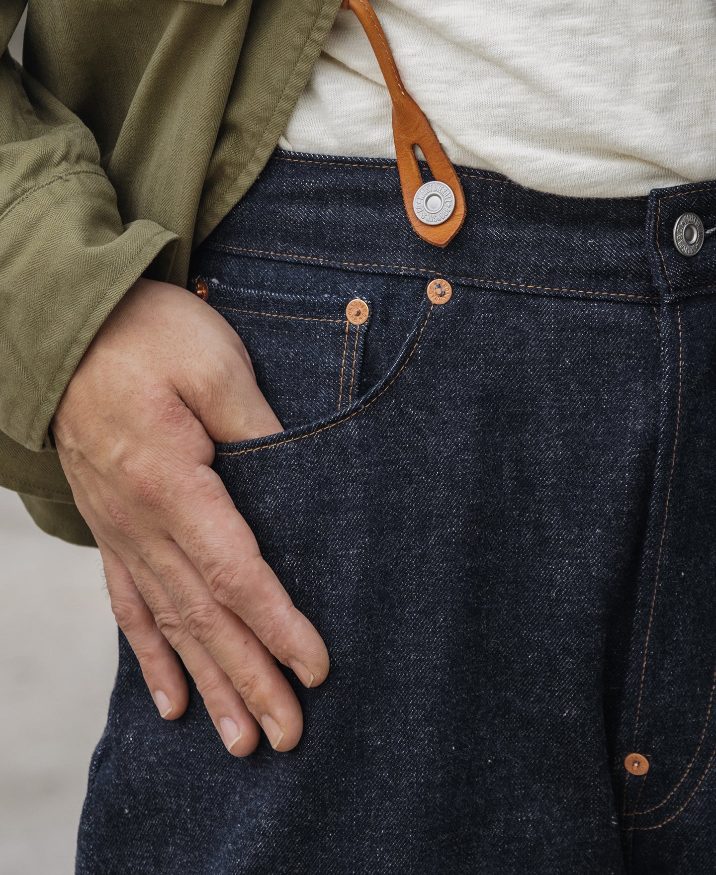 Lot 910 1910s 12.5 oz Selvedge Denim Jeans - Image 5