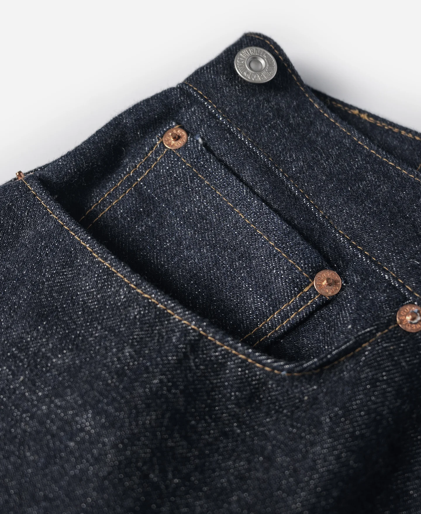 Lot 910 1910s 12.5 oz Selvedge Denim Jeans - Image 8