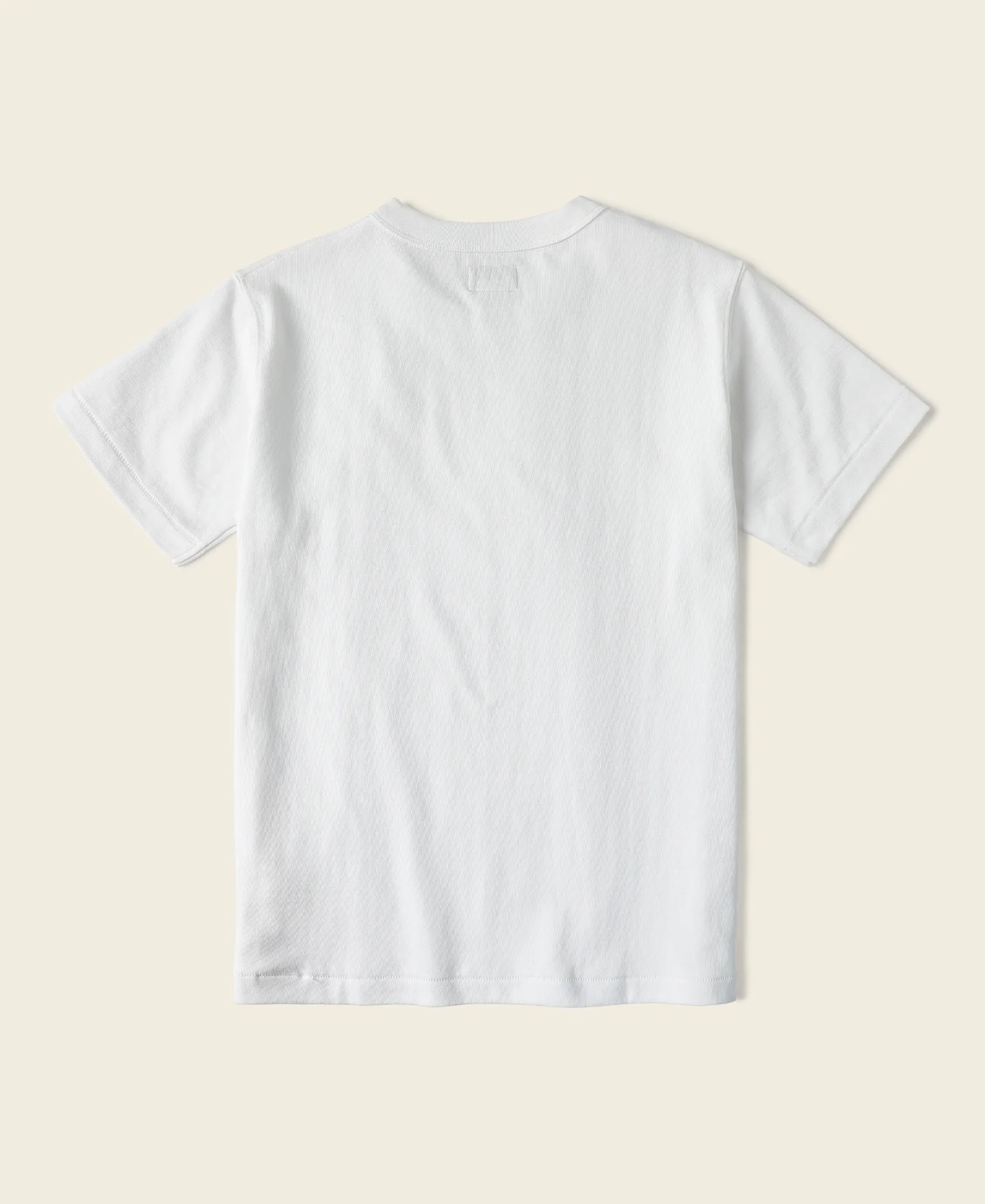 Loopwheel Tubular Athletic T-Shirt - White - Image 2