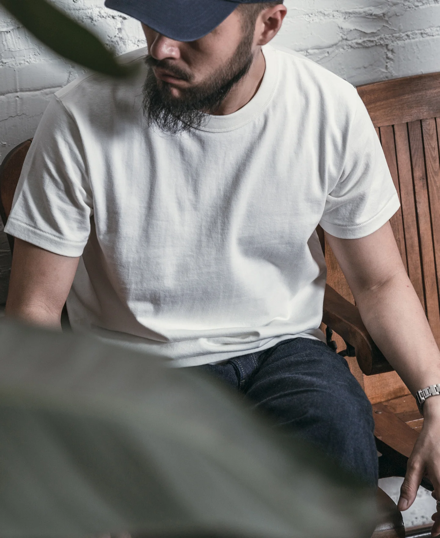 Loopwheel Tubular Athletic T-Shirt - White - Image 8