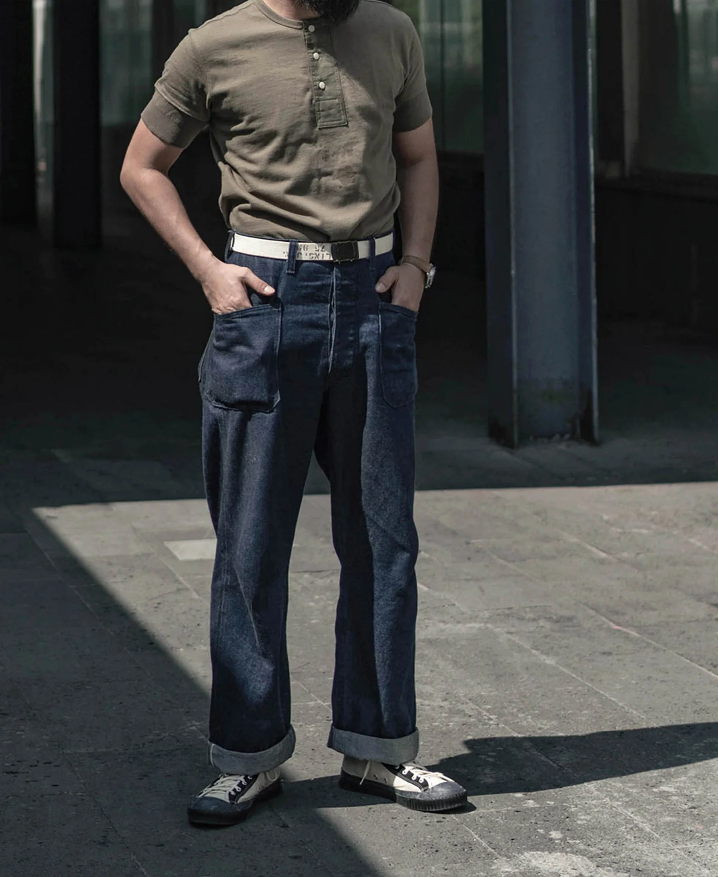 1917 US Navy 1st Denim Pants - Image 7