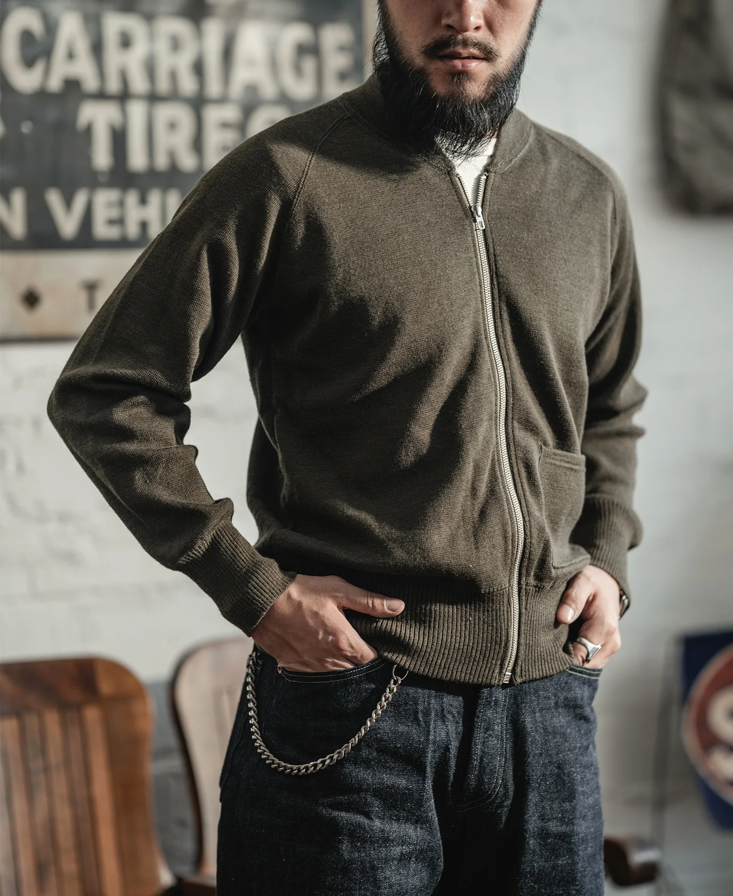 USAAF Type C-2 Wool Sweater - Image 3