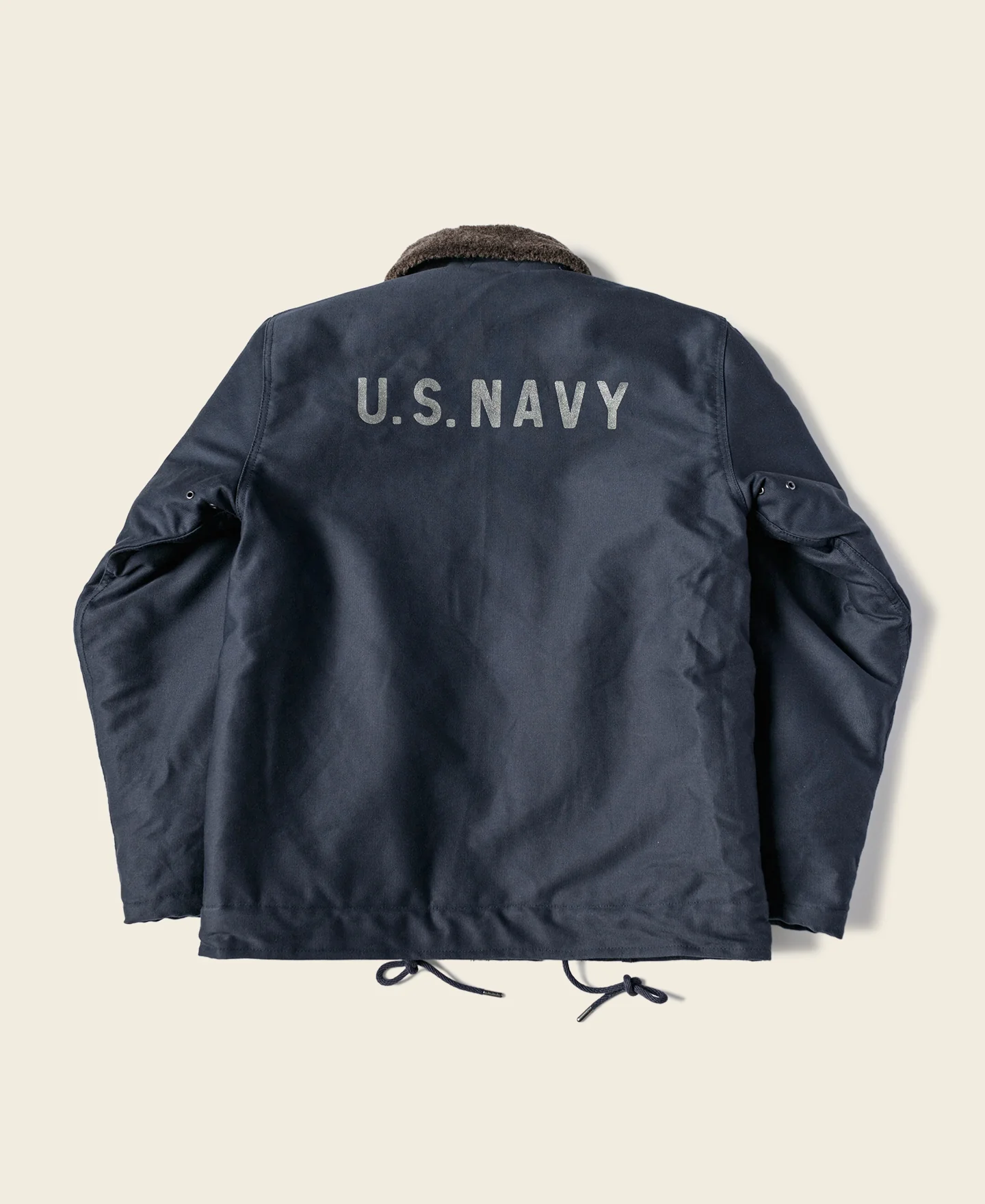 1943 USN 1st Type N-1 Deck Jacket - Navy/ Stencil - Image 2