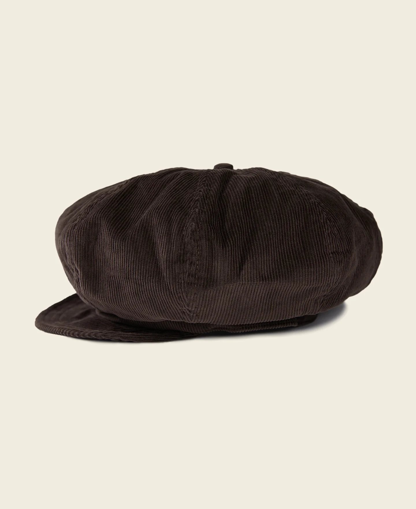 Brown Corduroy Newsboy Cap - Image 3