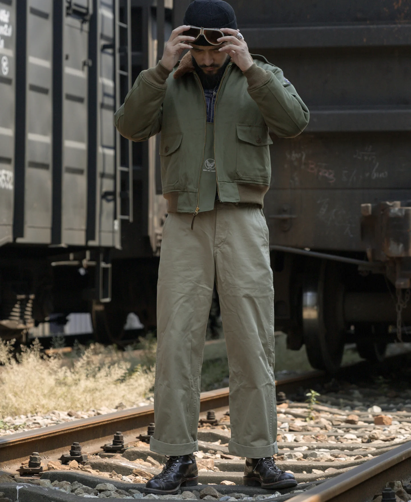 USAAF Type B-10 Flight Jacket - Olive - Image 5