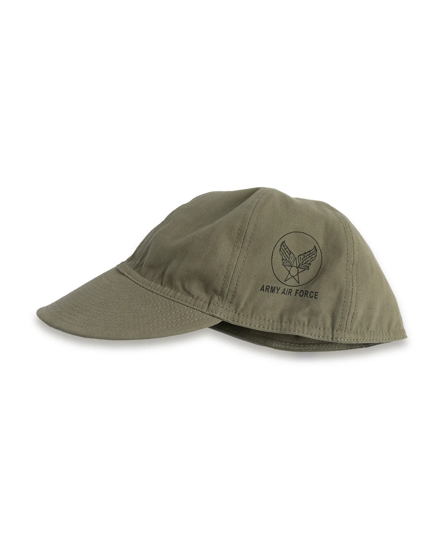 WWII USAAF Type A-3 Cap - Olive - Image 10