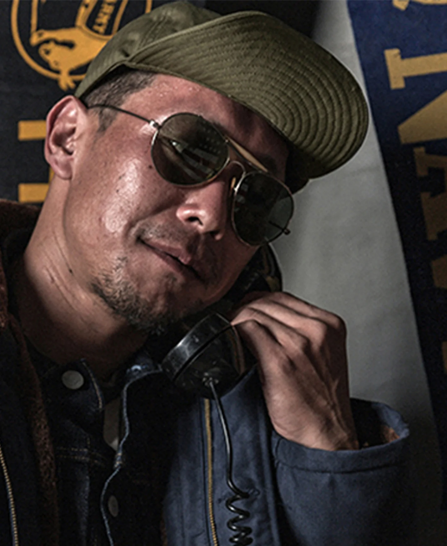 WWII USAAF Type A-3 Cap - Olive - Image 6
