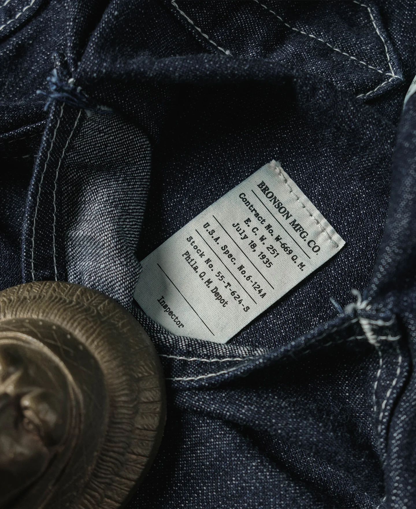 1935 US Army CCC Fatigue Dungaree - Image 17