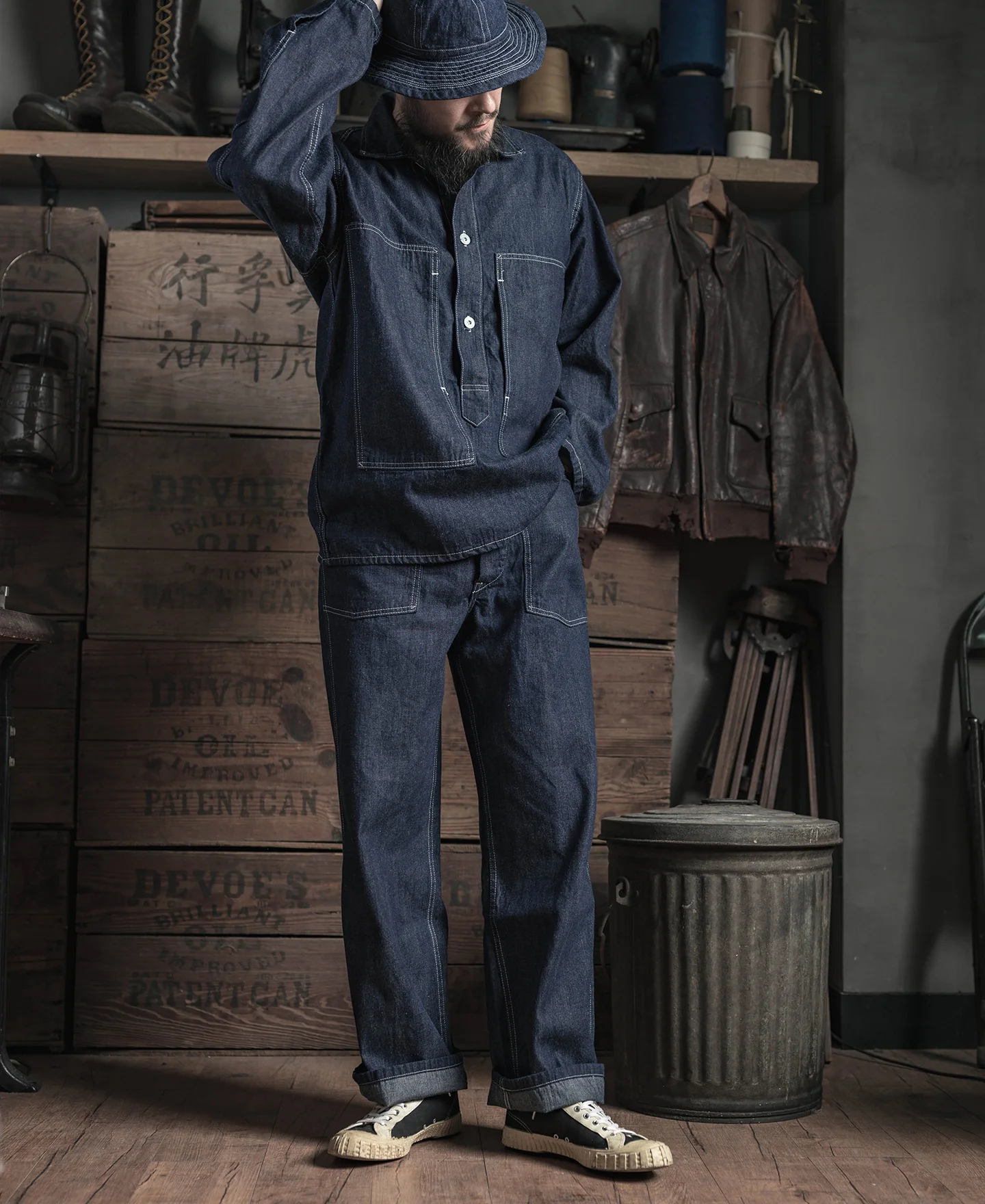 1935 US Army CCC Fatigue Dungaree - Image 6