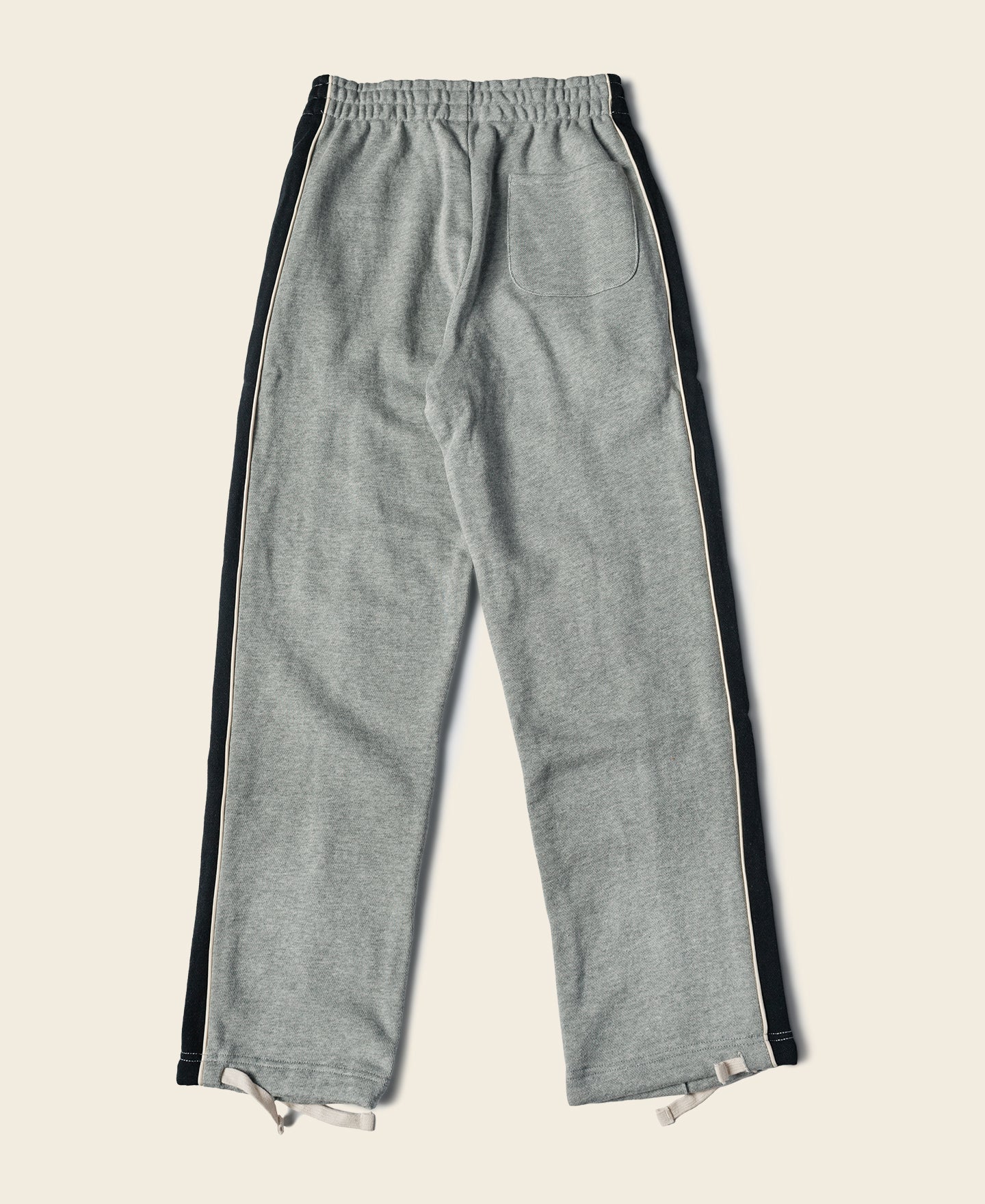 Classic Straight-Leg Striped Logo-Embroidered Cotton-Terry Sweatpants - Gray - Image 2