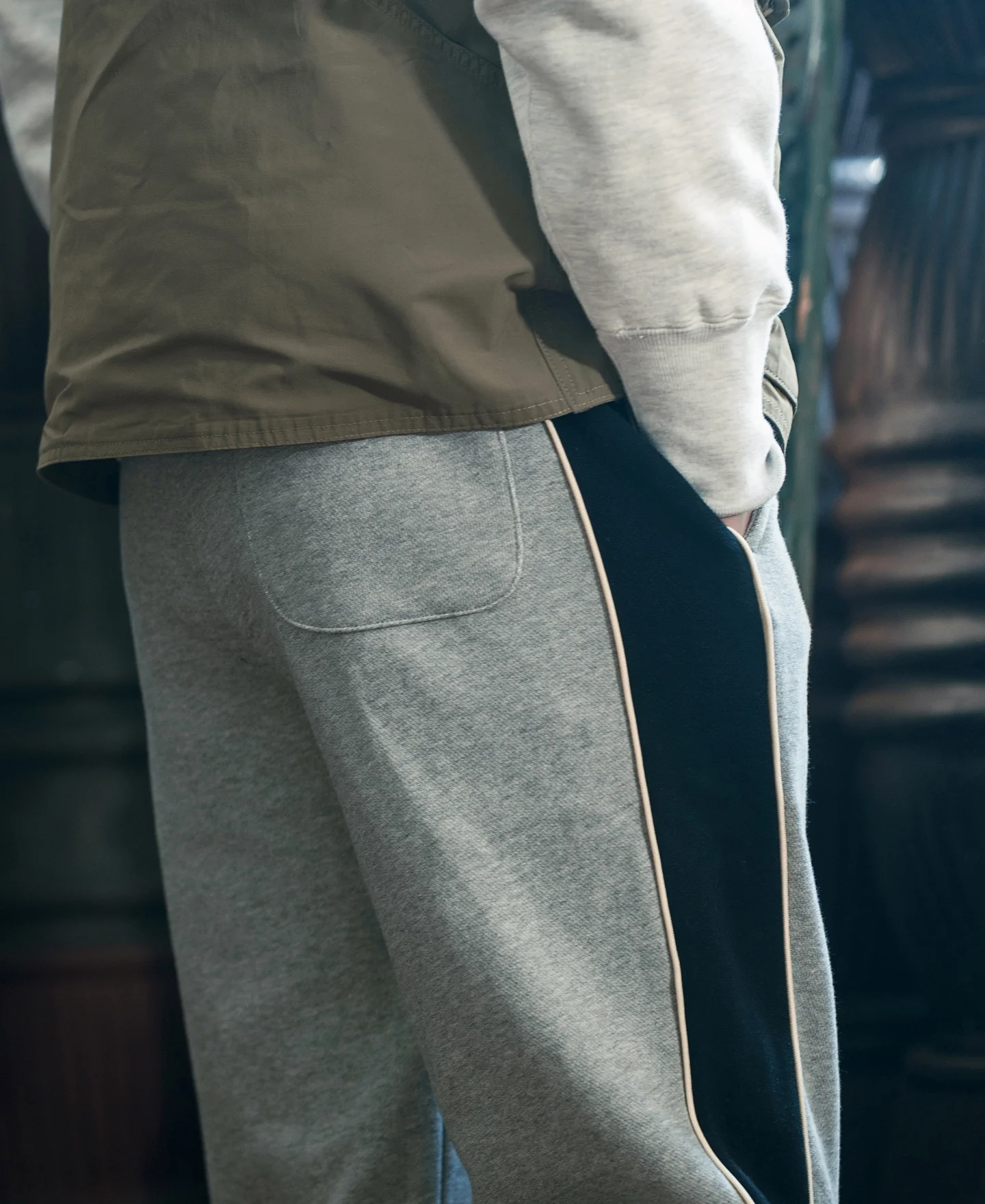 Classic Straight-Leg Striped Logo-Embroidered Cotton-Terry Sweatpants - Gray - Image 6