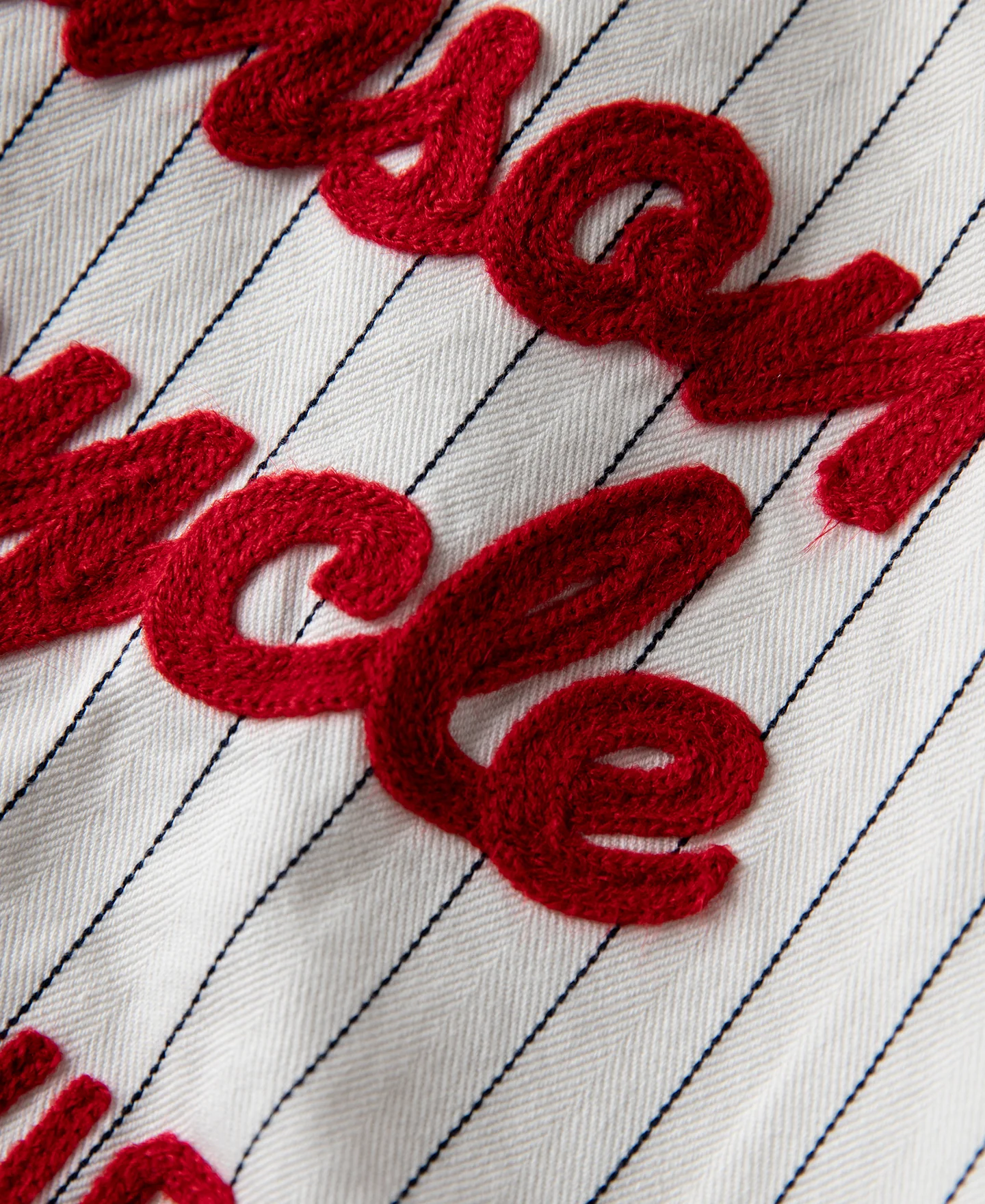 Lot 954 1950s Motorcycle Mechanic Stripe Chore Coat - White - Image 10