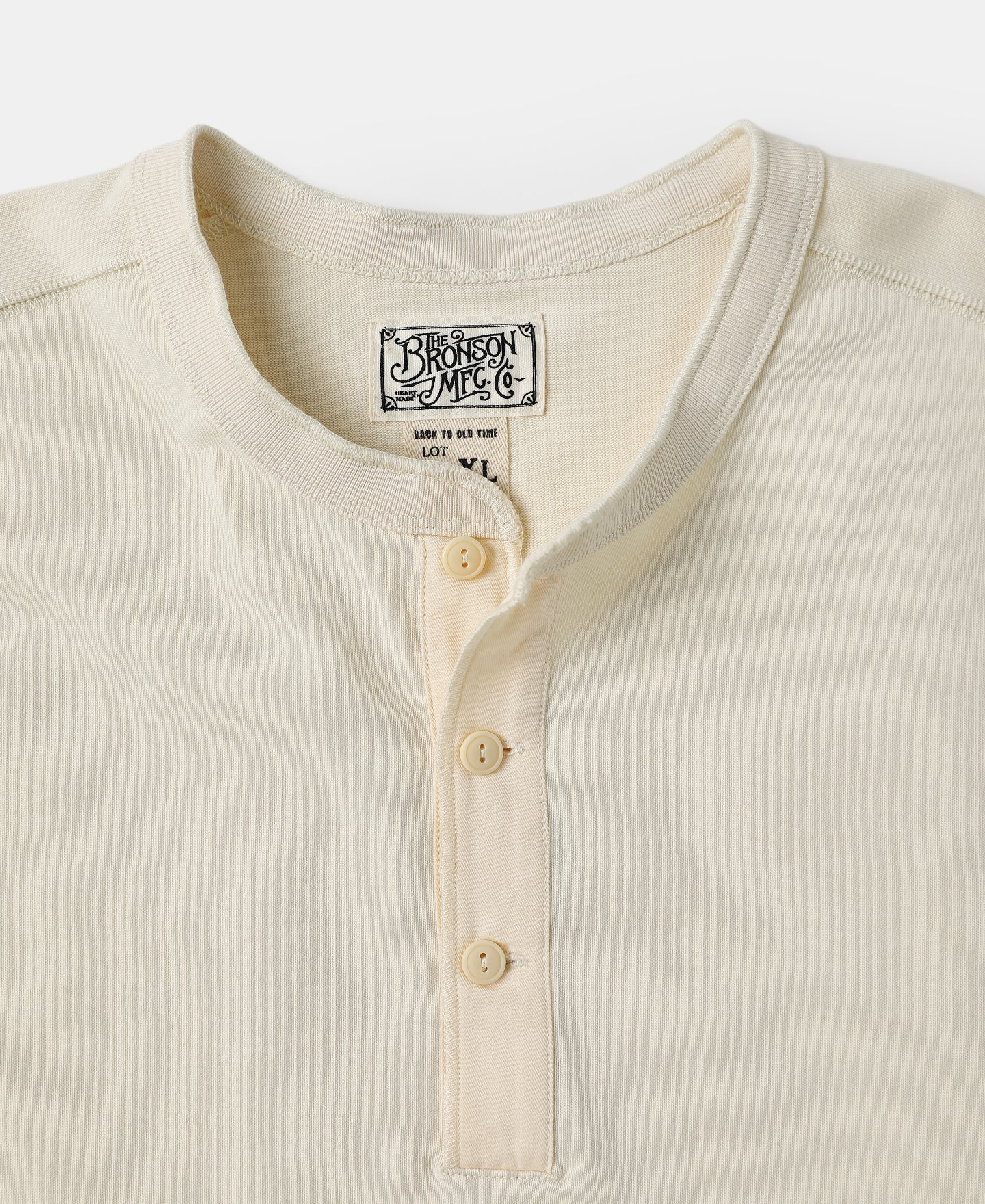 Vintage Long Sleeve Henley Shirt - Apricot - Image 8