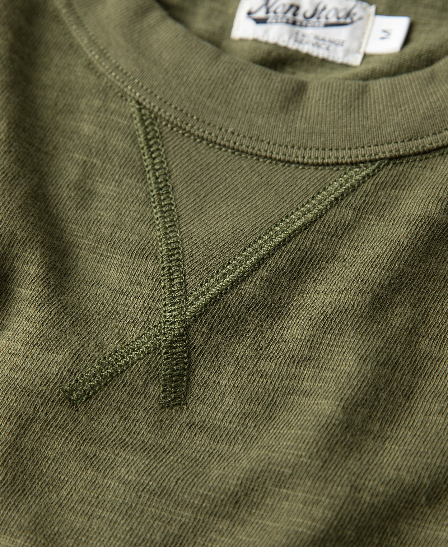 10.5 oz Cotton Tubular Gusset T-Shirt - Green - Image 10