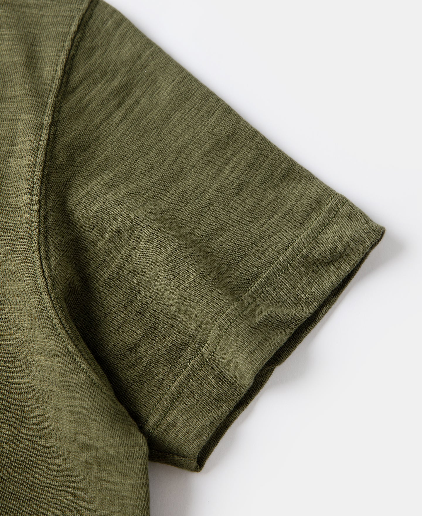 10.5 oz Cotton Tubular Gusset T-Shirt - Green - Image 14