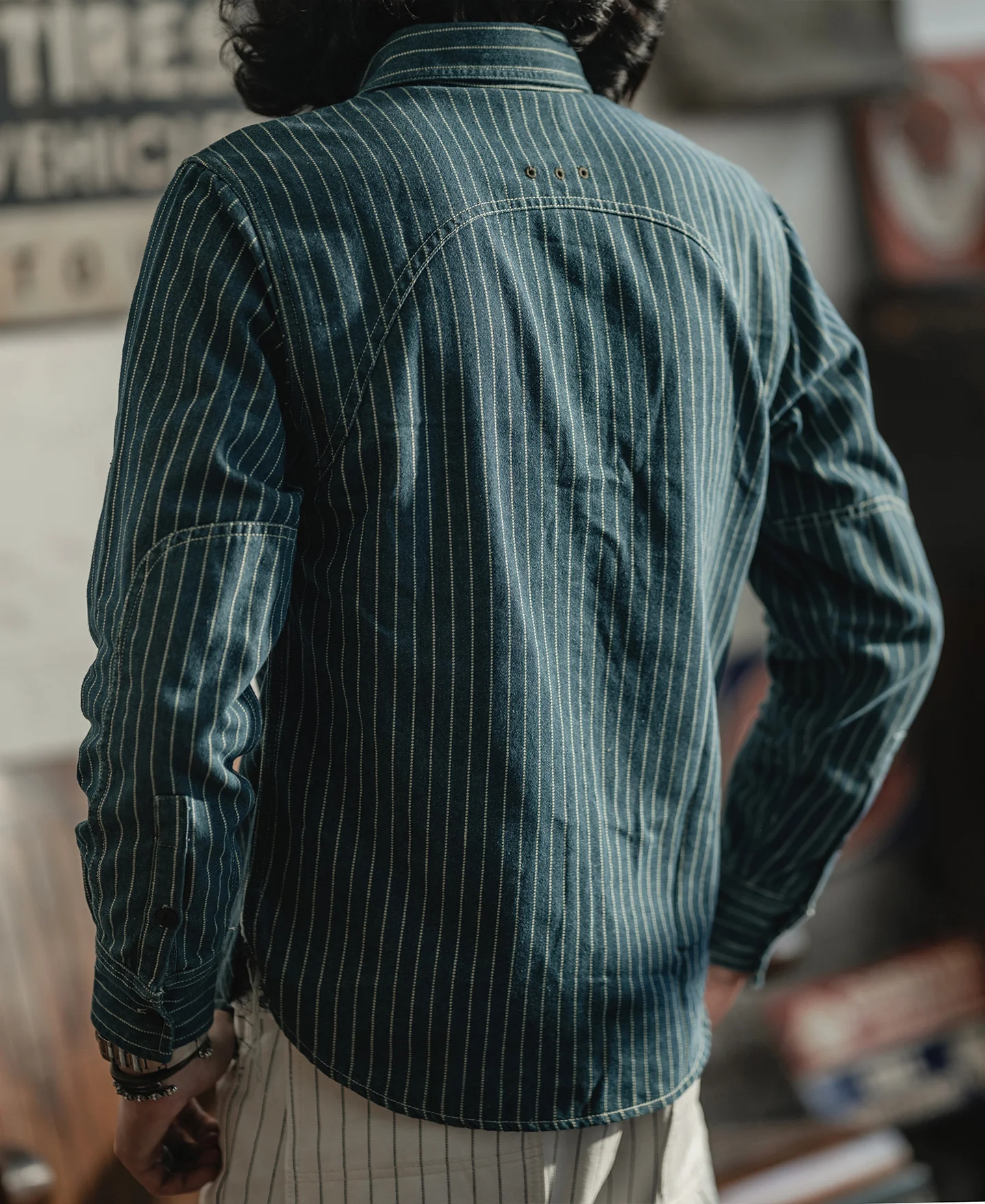 9 oz Wabash Vent Hole Work Shirt - Image 5