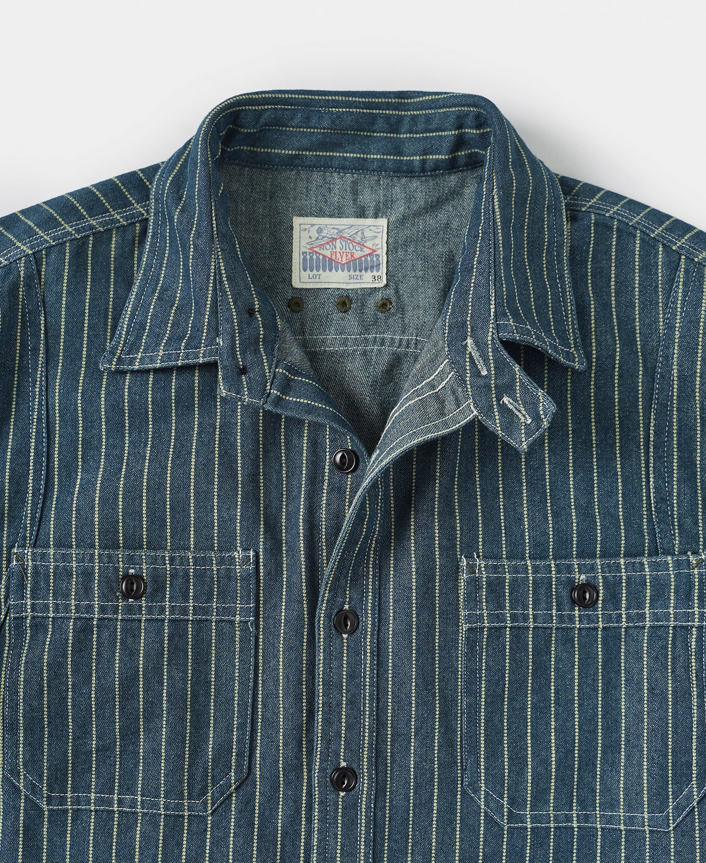 9 oz Wabash Vent Hole Work Shirt - Image 8