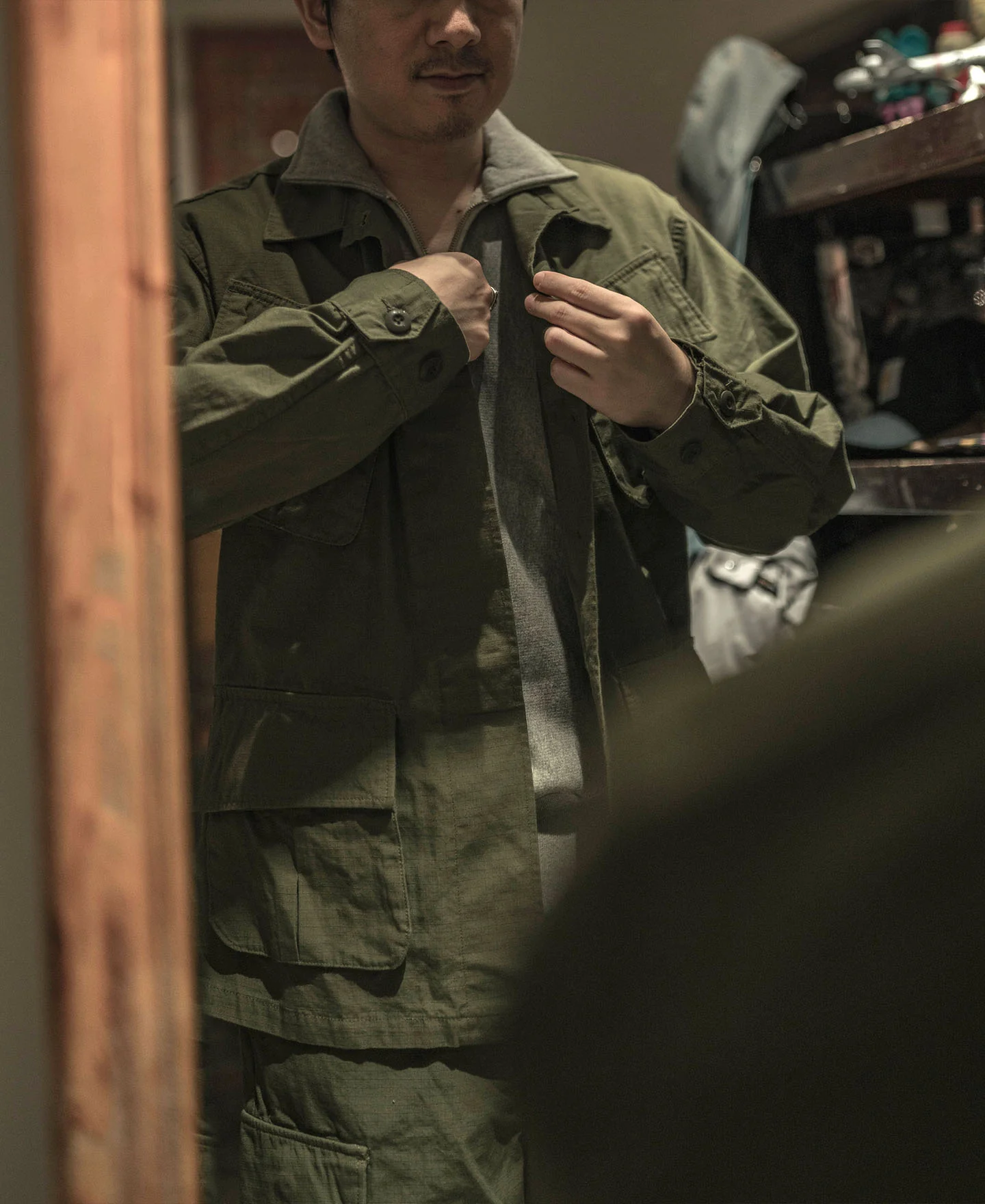 US Army 5th Model Tropical Jungle Fatigue Jacket - Image 7