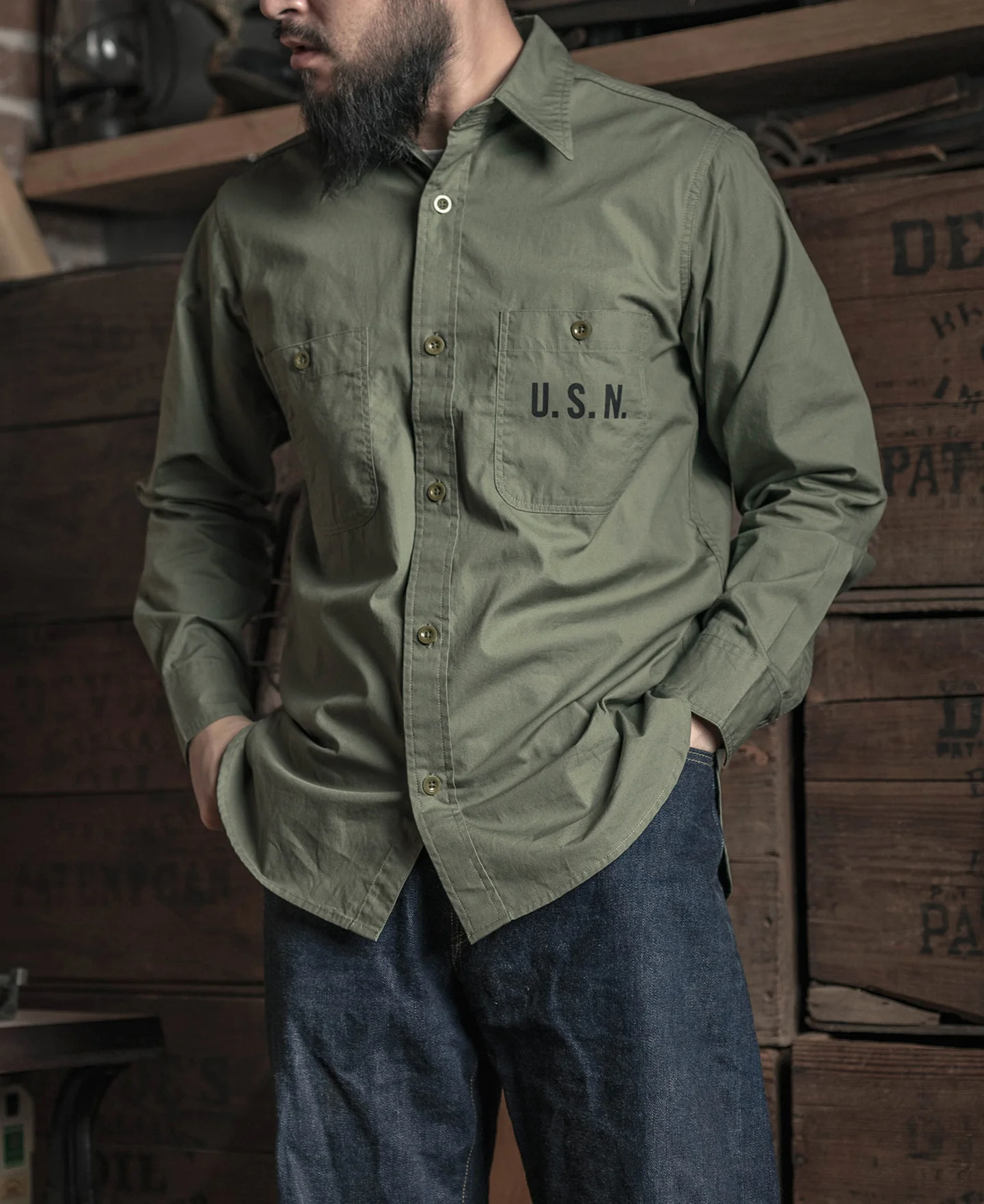 U.S.N. N-3 Utility Shirt - Image 5