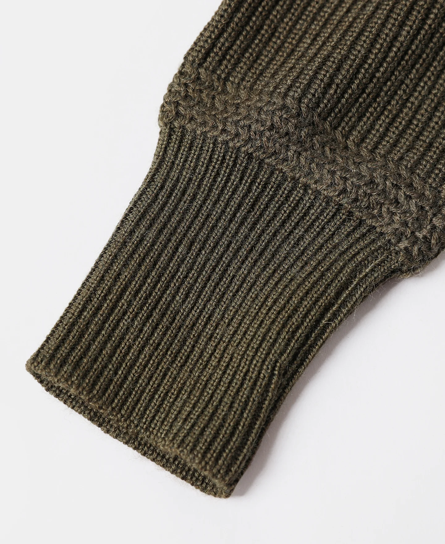USAAF Type A-1 V-neck Mechanics Sweater - Olive - Image 12